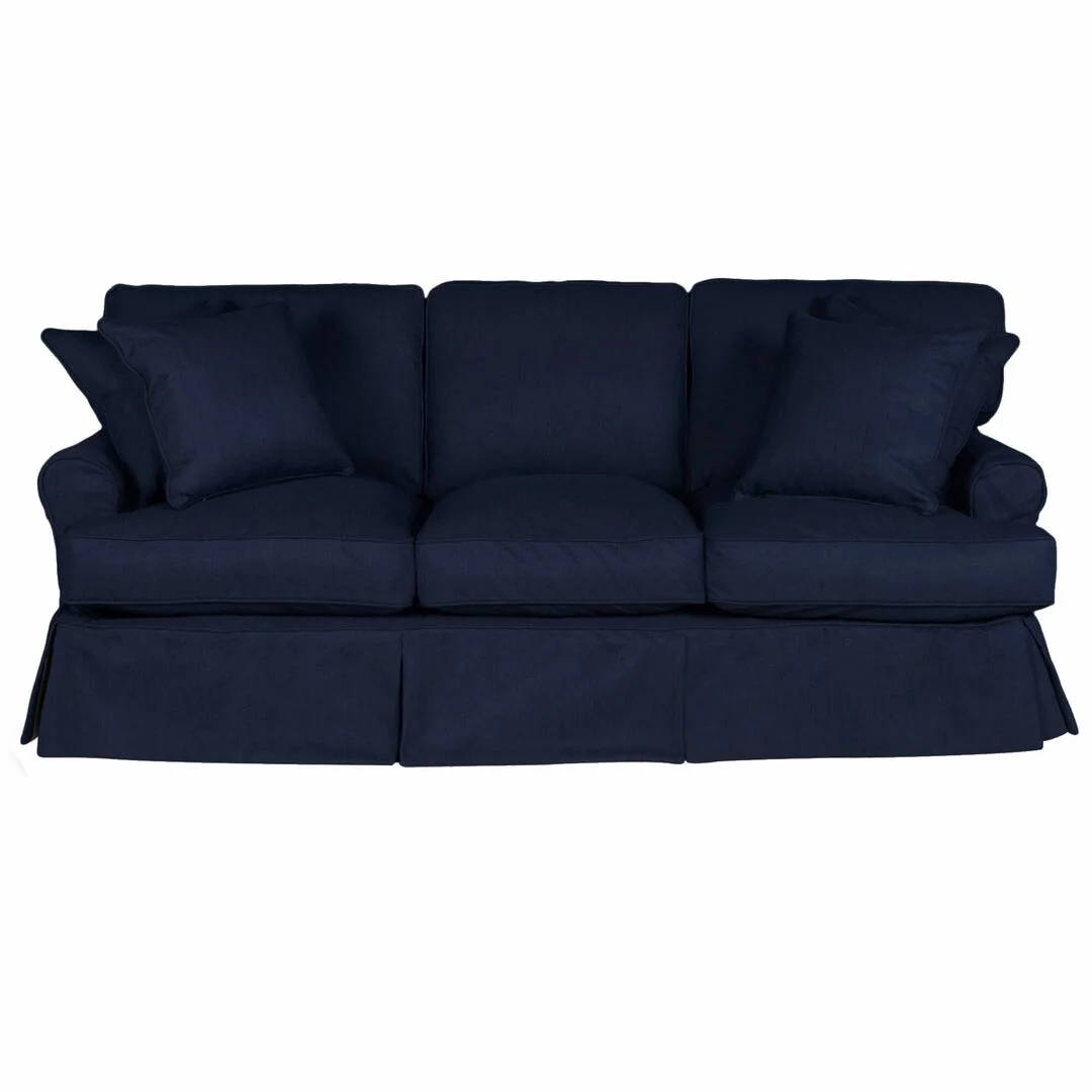 Sunset Trading Horizon 2 Piece Slipcovered Living Room Set - Image 3