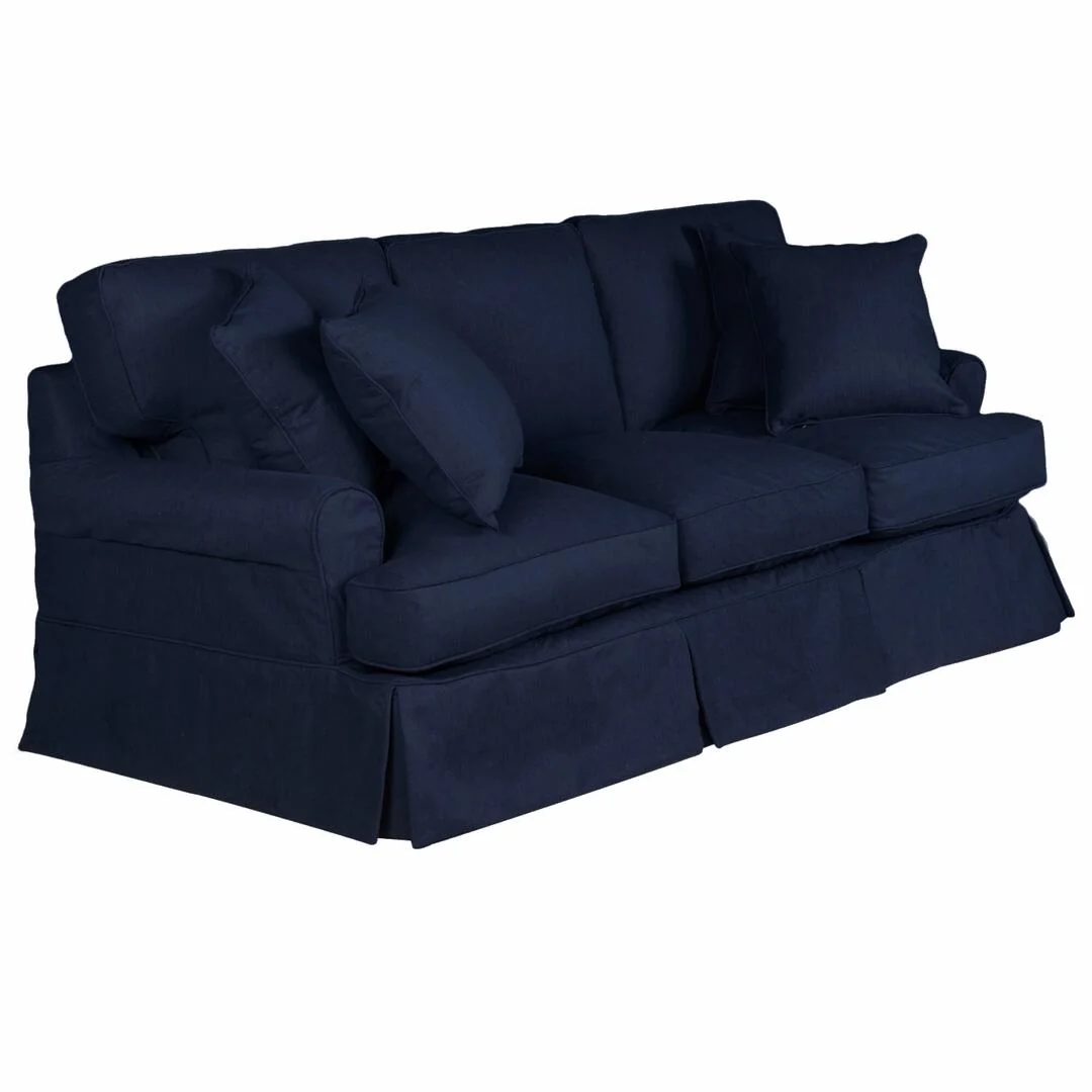 Sunset Trading Horizon 2 Piece Slipcovered Living Room Set - Image 4