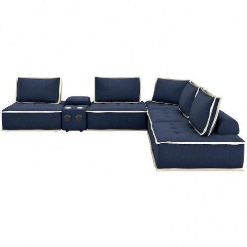 Sunset Trading Pixie 6 Piece Sofa Sectional - Image 3