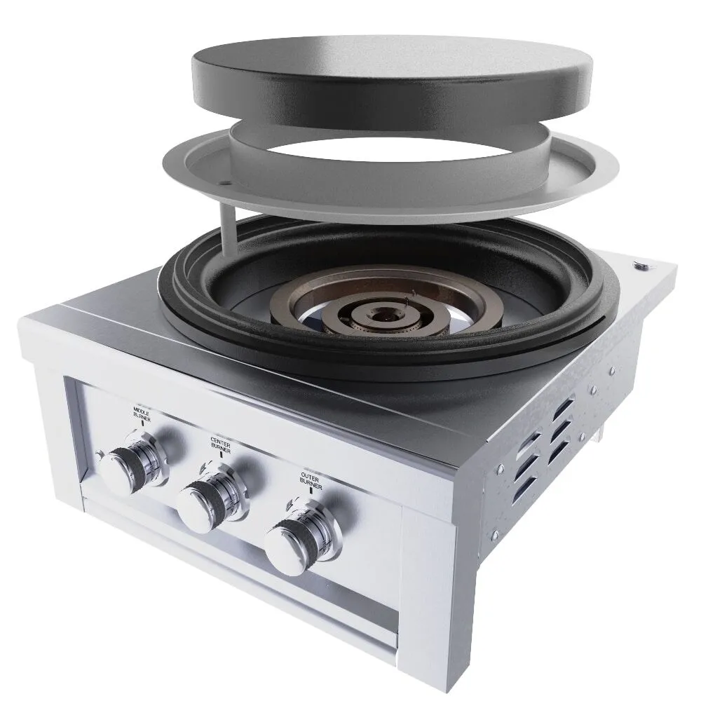 Sunstone 24” Power Cirque Solid Steel Griddle - Image 3