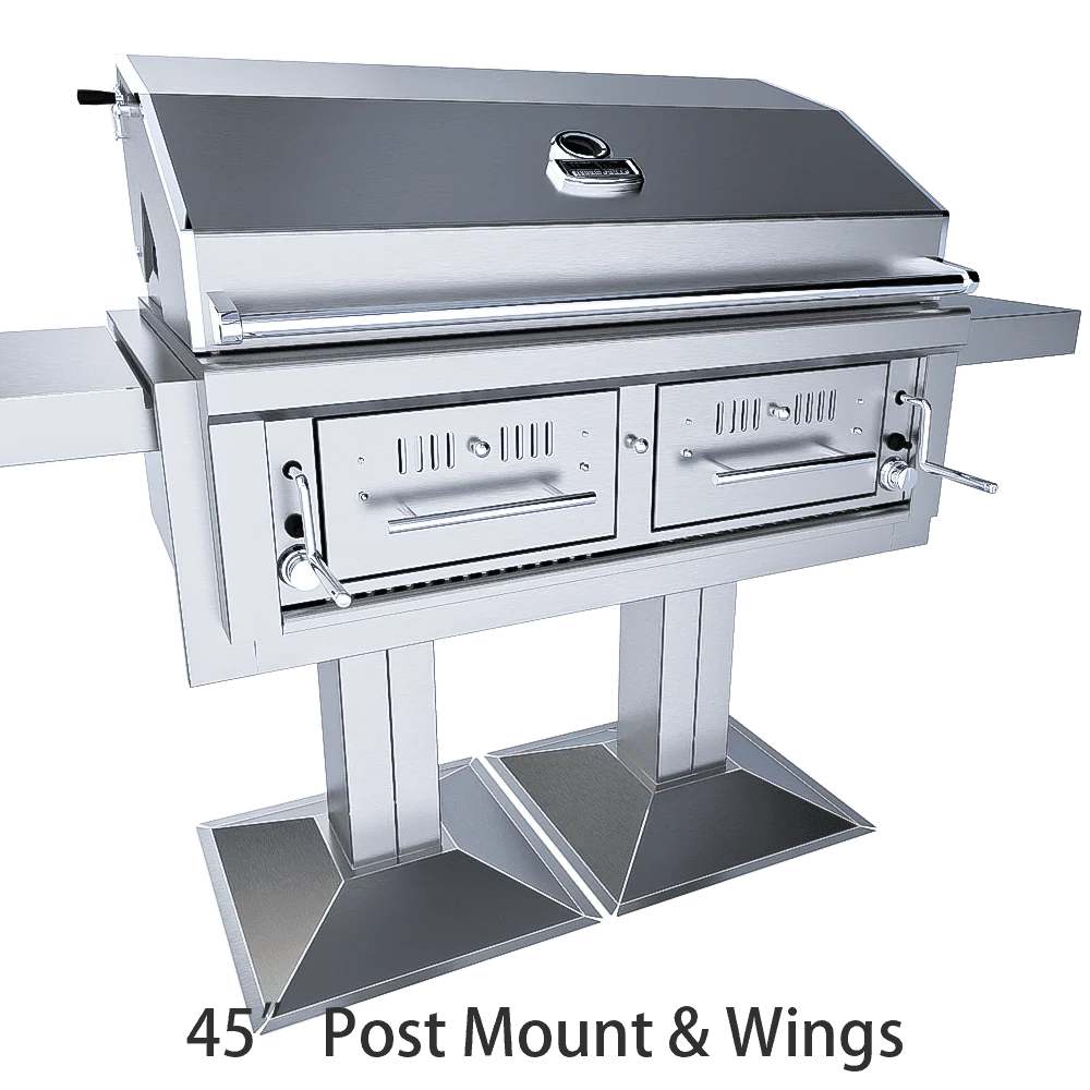 Sunstone 42" Dual Zone Gas/Charcoal/Wood Hybrid Grill - Image 10
