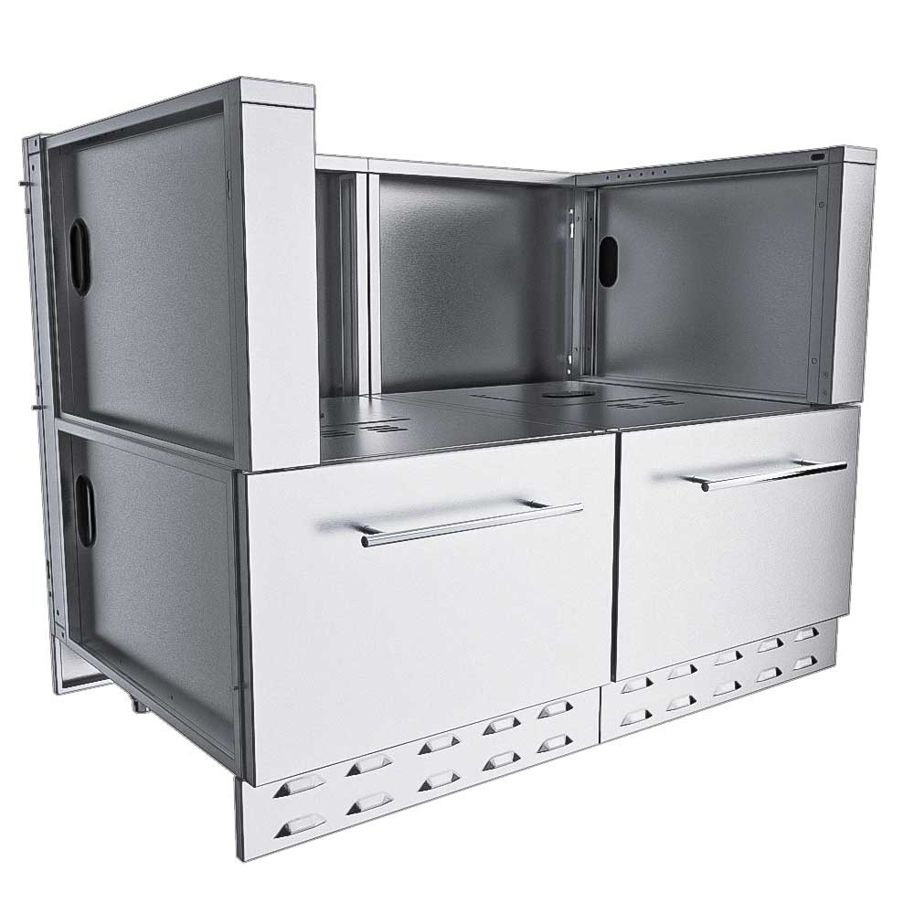 Sunstone 44” Sunstone Hybrid Grill Base Cabinet SAC44HGDC