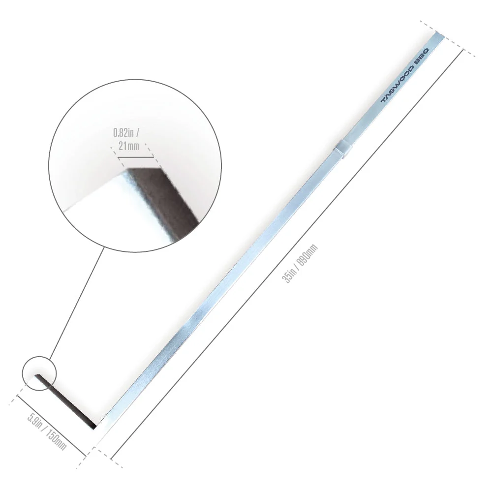 Tagwood BBQ Shovel & Poker | BBQ11SS - Image 4