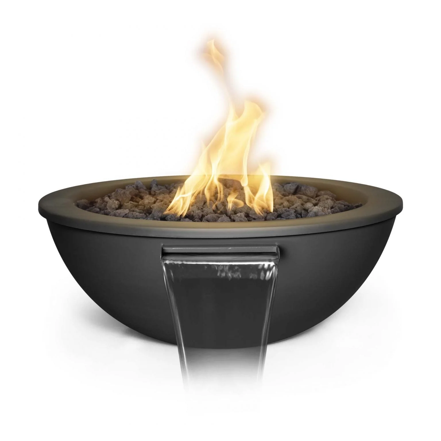 The Outdoor Plus 27" Sedona Fire & Water Bowl | Metal Powder Coated