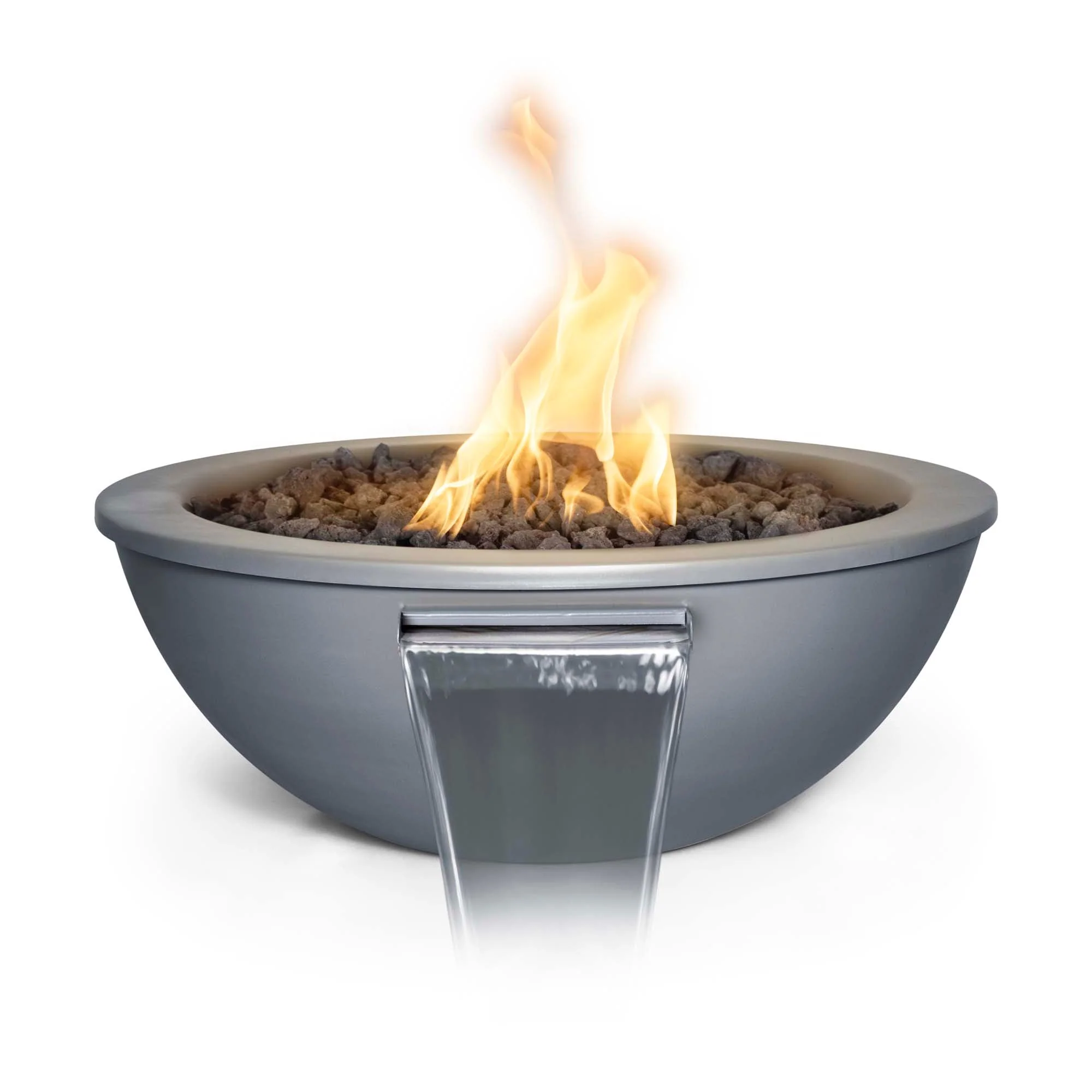 The Outdoor Plus 27" Sedona Fire & Water Bowl | Metal Powder Coated - Image 2