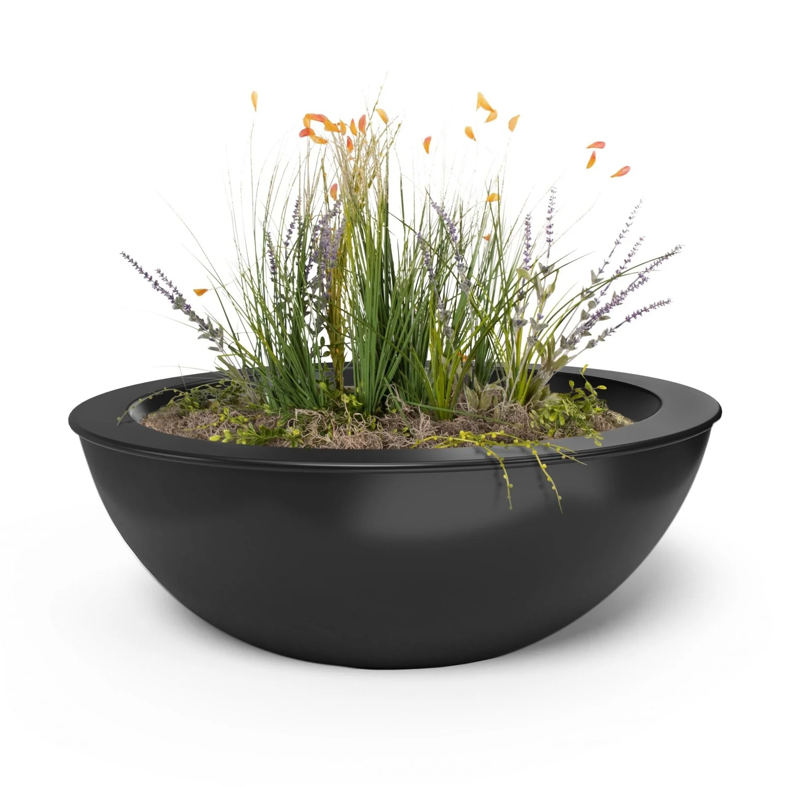 The Outdoor Plus 27" Sedona Planter Bowl | Metal Powder Coat - Image 3