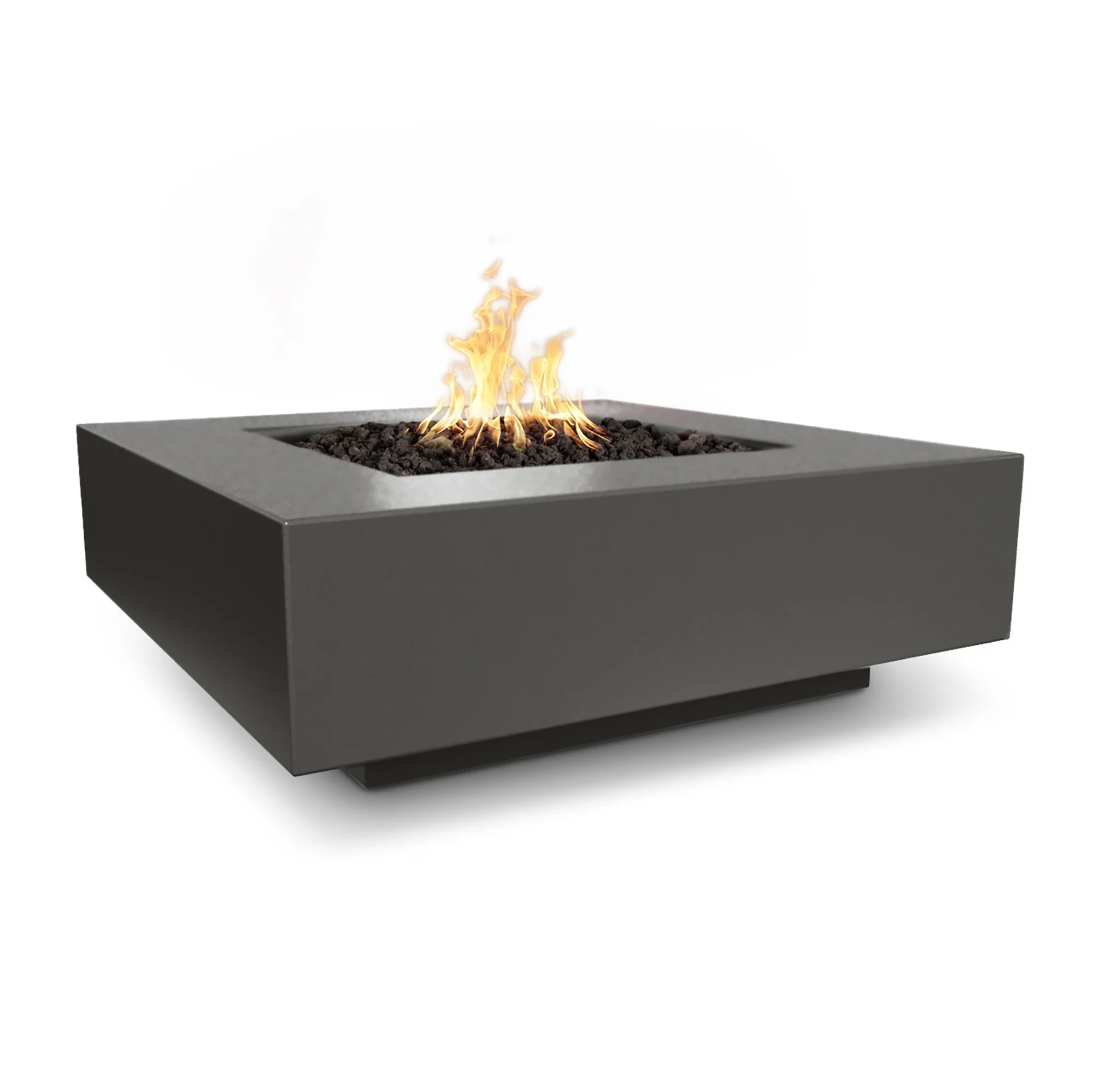 The Outdoor Plus 36" Cabo Square Fire Pit | GFRC Concrete - Image 2