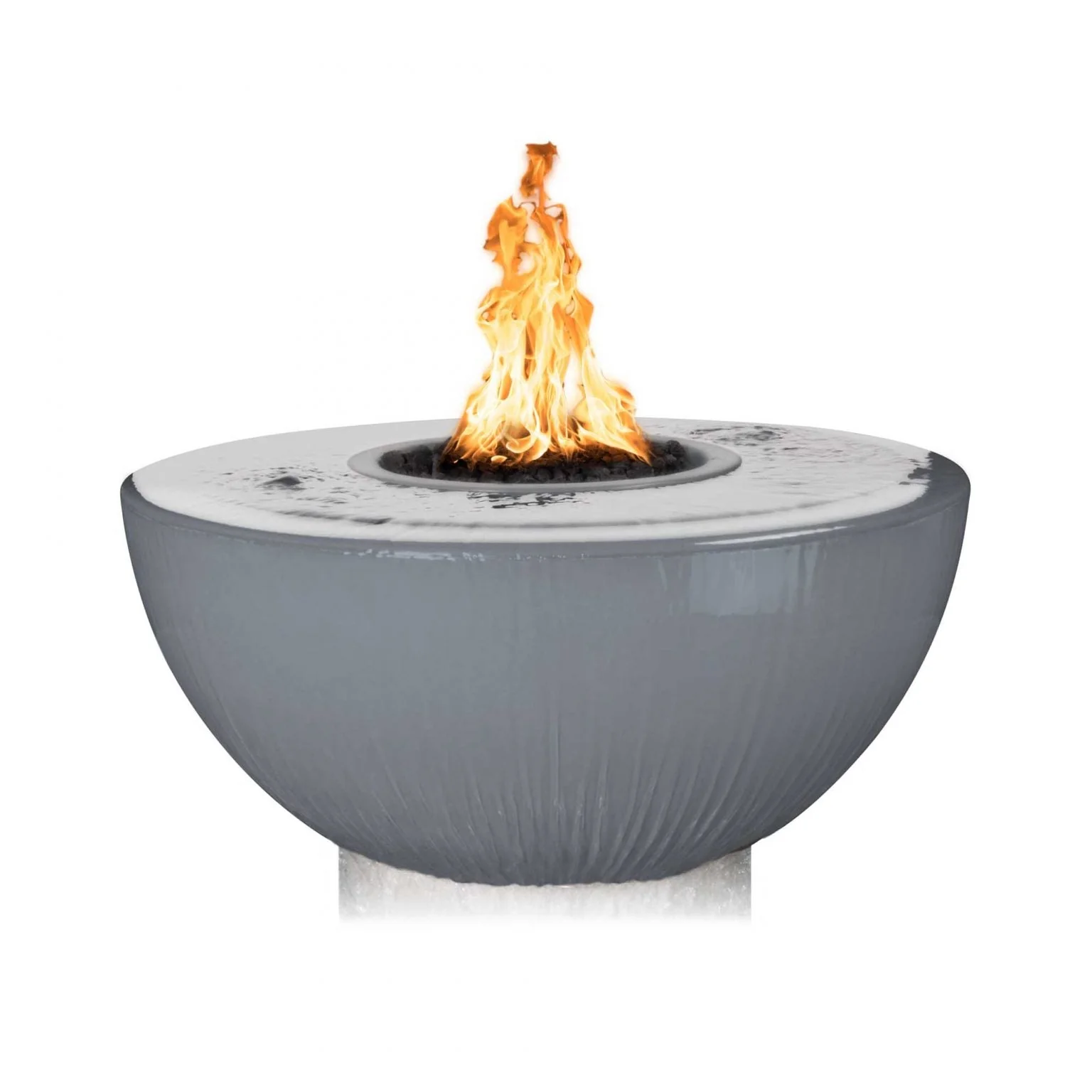 The Outdoor Plus 38″ Sedona Fire & Water Bowl 360° Spill - GFRC Concrete - Image 6