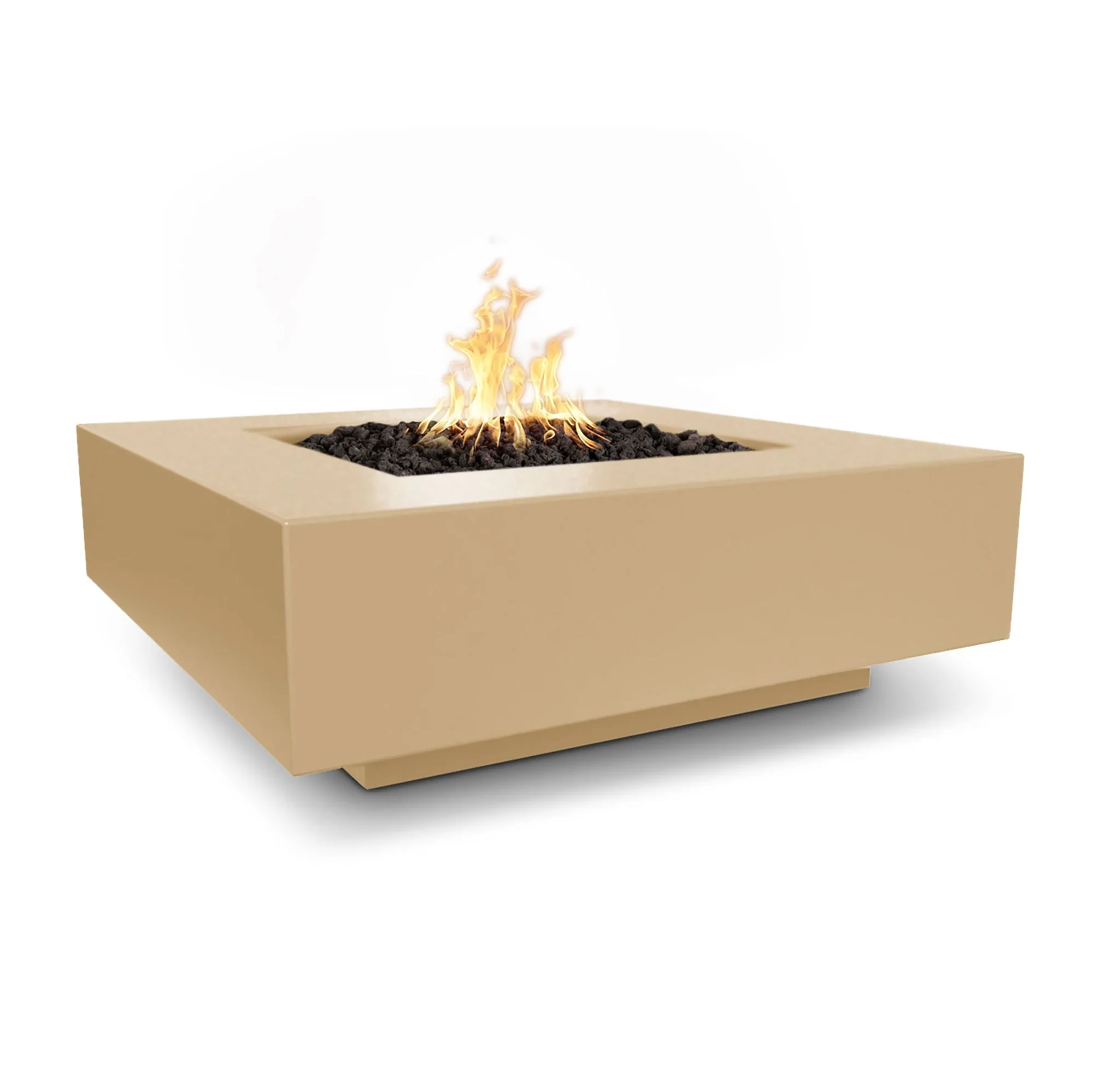 The Outdoor Plus 48" Cabo Square Fire Pit | GFRC Concrete - Image 3