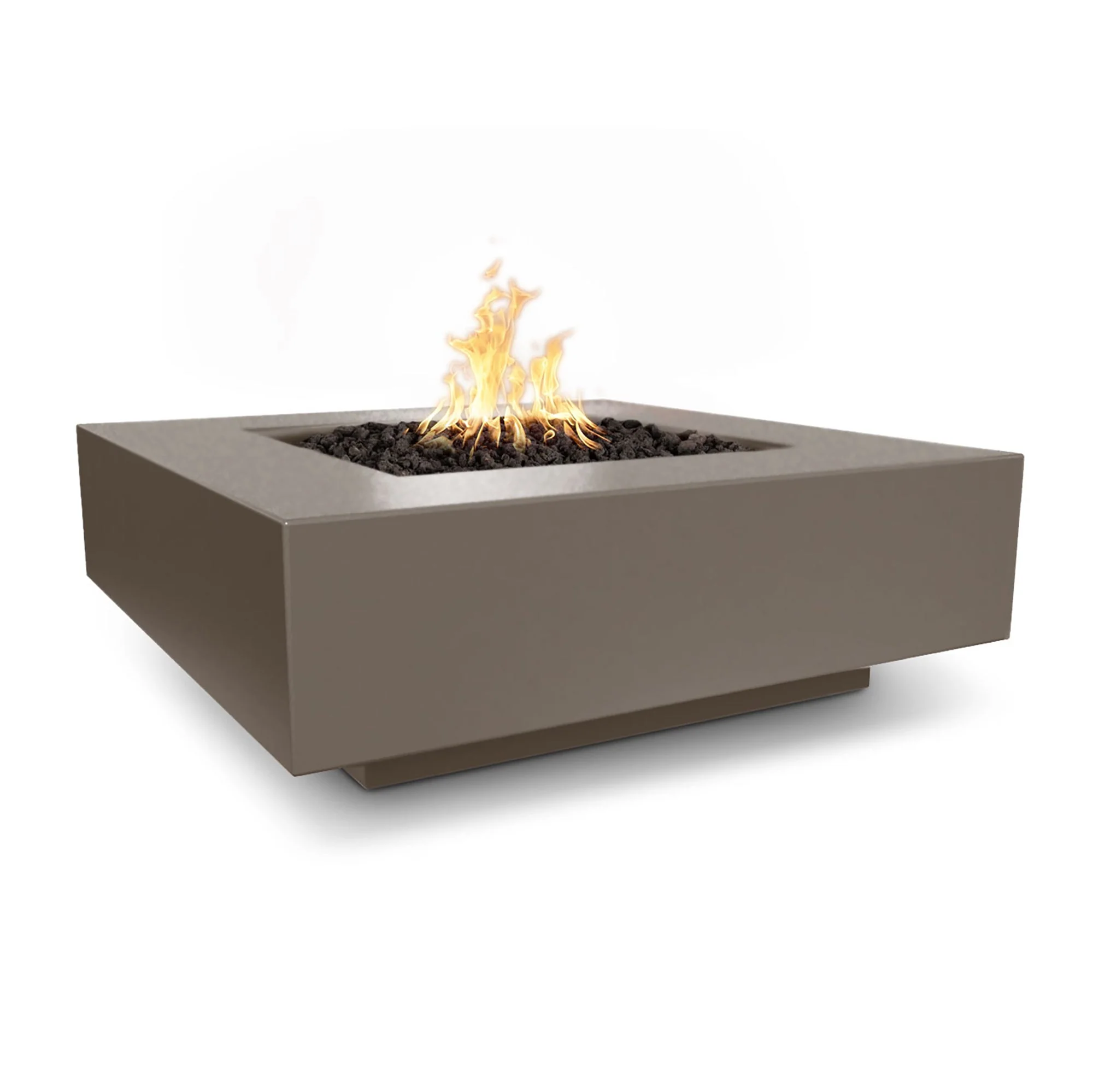 The Outdoor Plus 48" Cabo Square Fire Pit | GFRC Concrete - Image 5