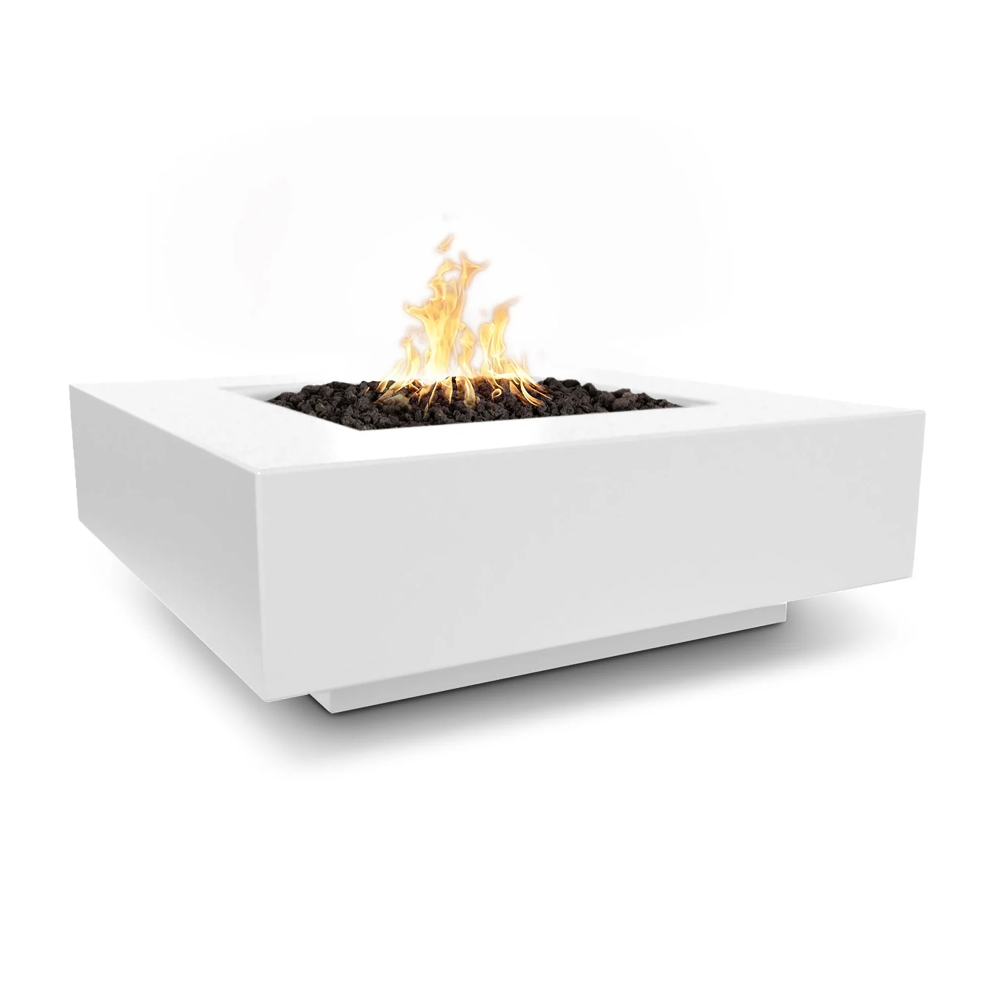 The Outdoor Plus 48" Cabo Square Fire Pit | GFRC Concrete - Image 9