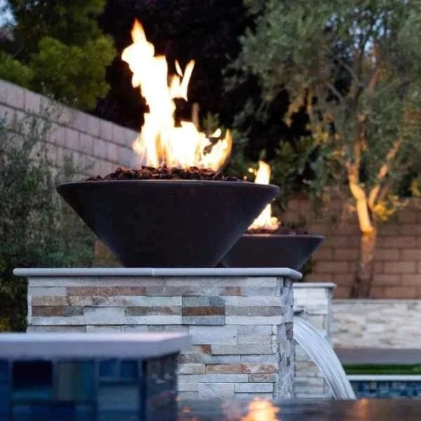 The Outdoor Plus 48" Cazo GFRC Fire Bowl Match Lit with Flame Sense | Liquid Propane - Image 7
