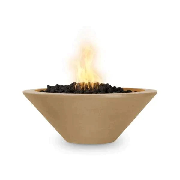 The Outdoor Plus 48" Cazo GFRC Fire Bowl Match Lit with Flame Sense | Natural Gas - Image 3