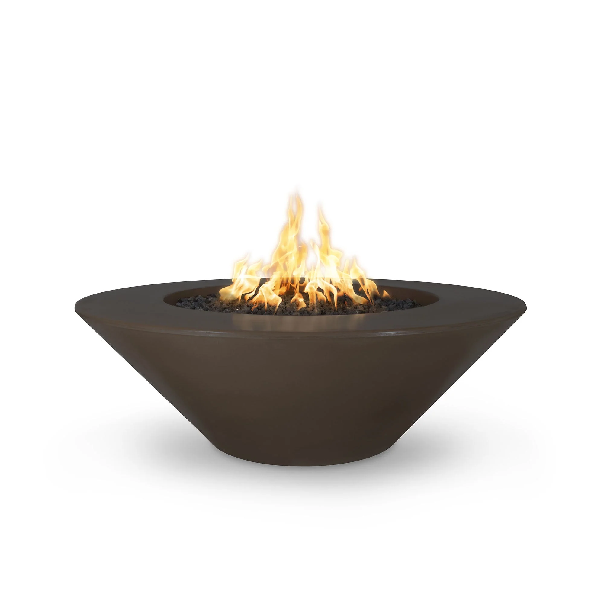 The Outdoor Plus Cazo 48" Fire Pit Wide Ledge Powder Coated | Spark Ignition with Flame Sense - Image 4