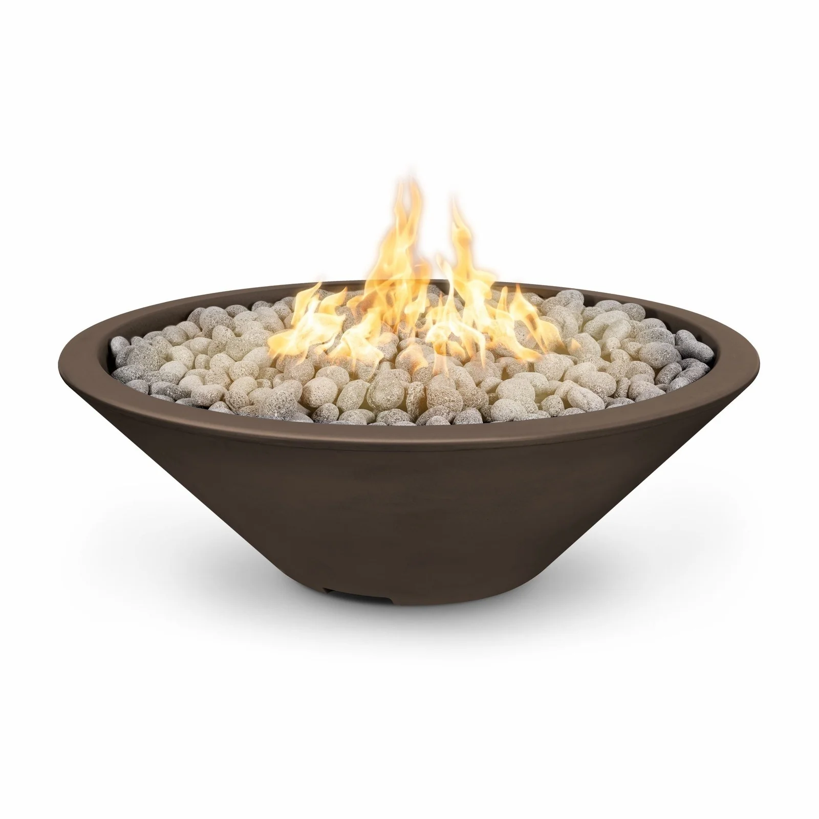 The Outdoor Plus Cazo 60" Fire Pit Narrow Ledge Powder Coated | Spark Ignition with Flame Sense - Image 4