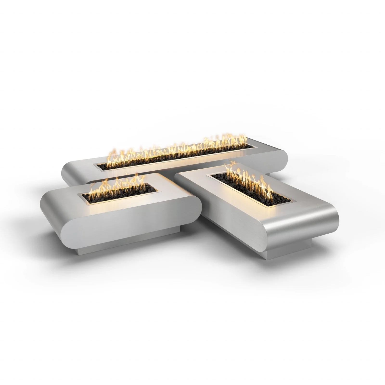 The Outdoor Plus La Jolla Fire Pit | Stainless Steel - Image 2