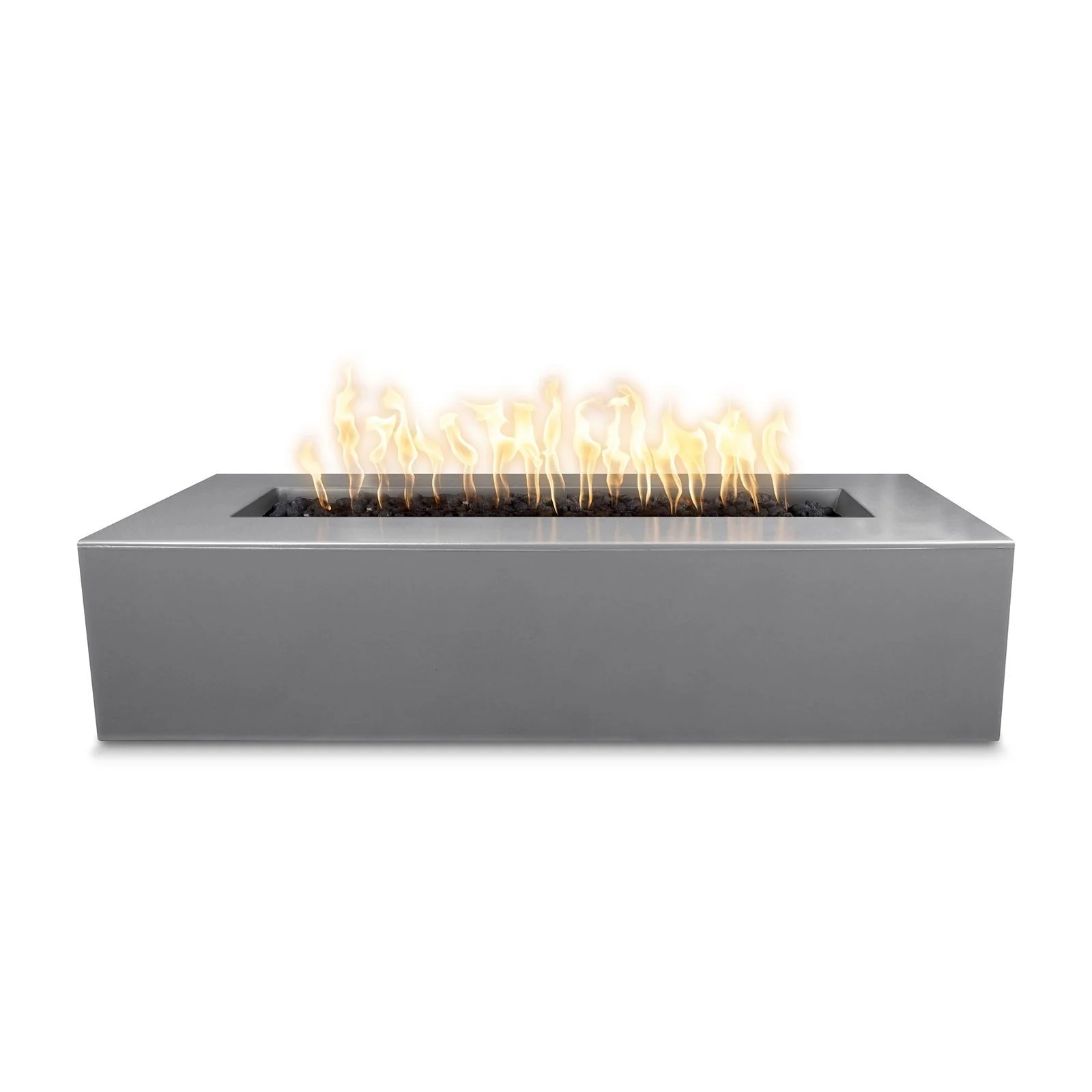 The Outdoor Plus Rectangular Regal Fire Pit | Powdered Coated Metal - Image 3