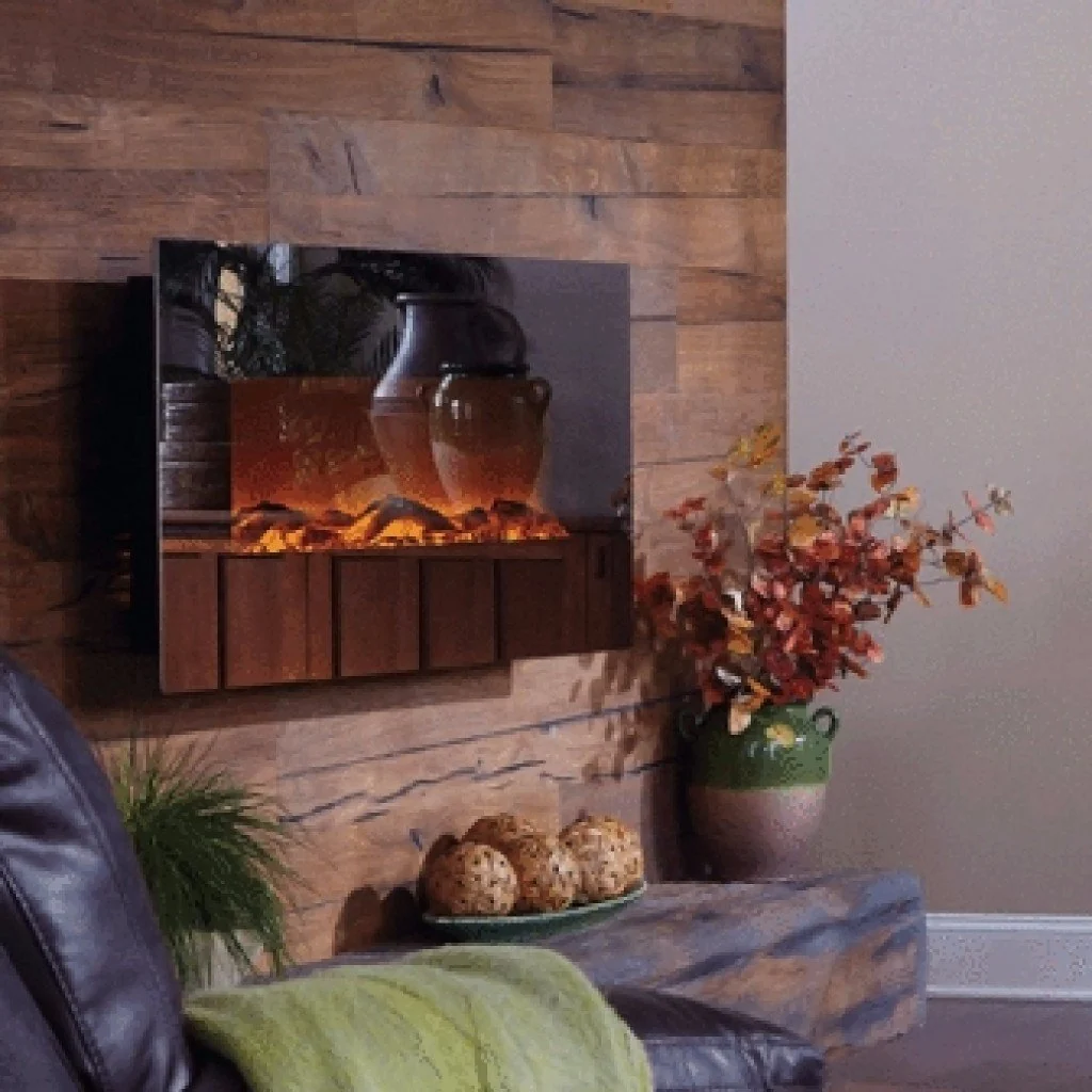 Touchstone Onyx Mirror Glass 80008 50 Inch Wall Mounted Electric Fireplace - Image 3
