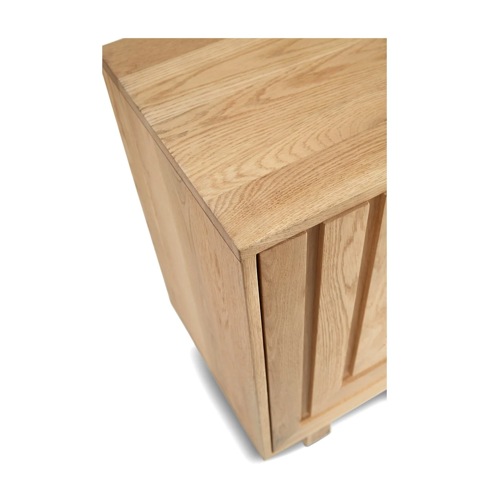 Union Home Array Oak Wood Sideboard In Natural Oil Finish LVR00619 - Image 4