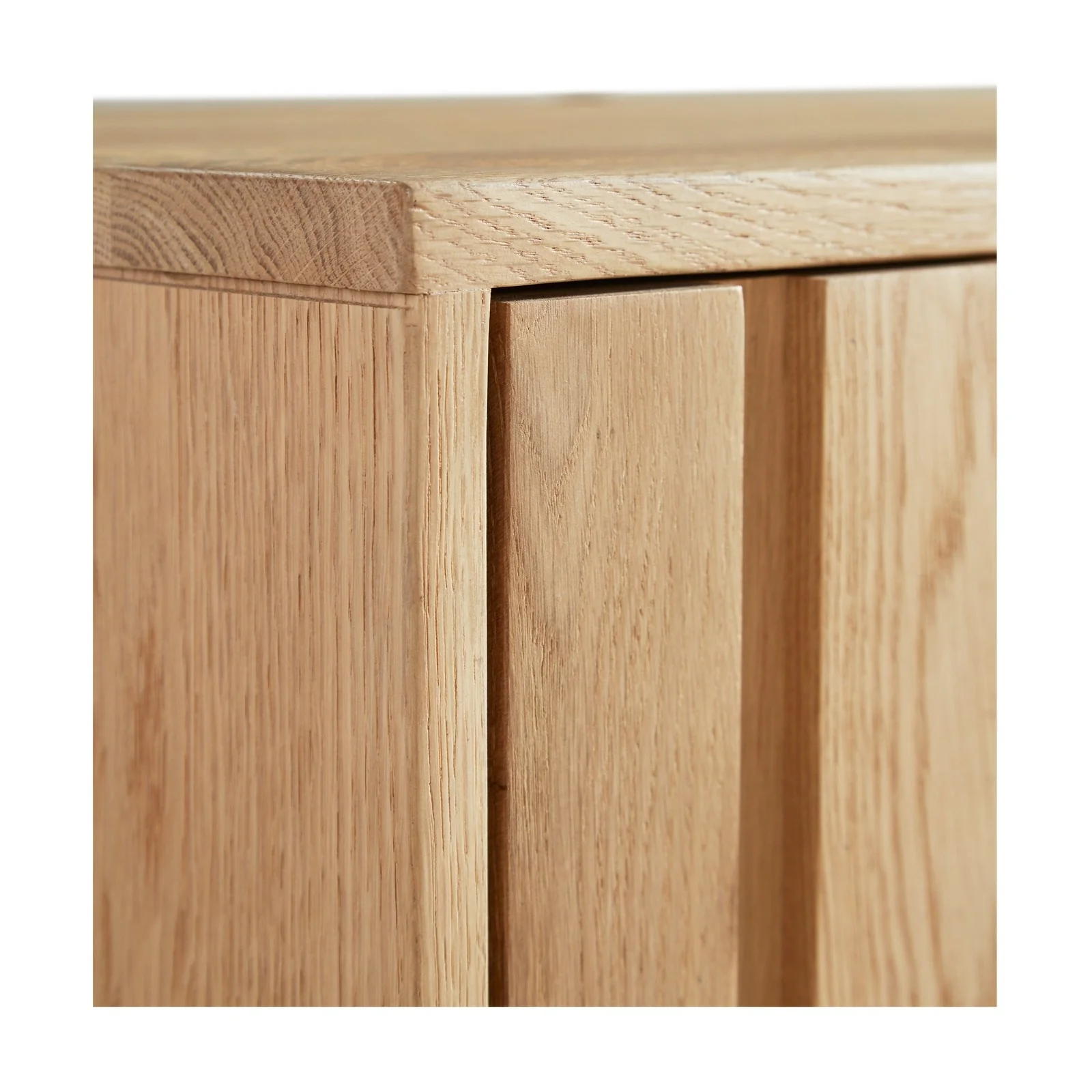 Union Home Array Oak Wood Sideboard In Natural Oil Finish LVR00619 - Image 7