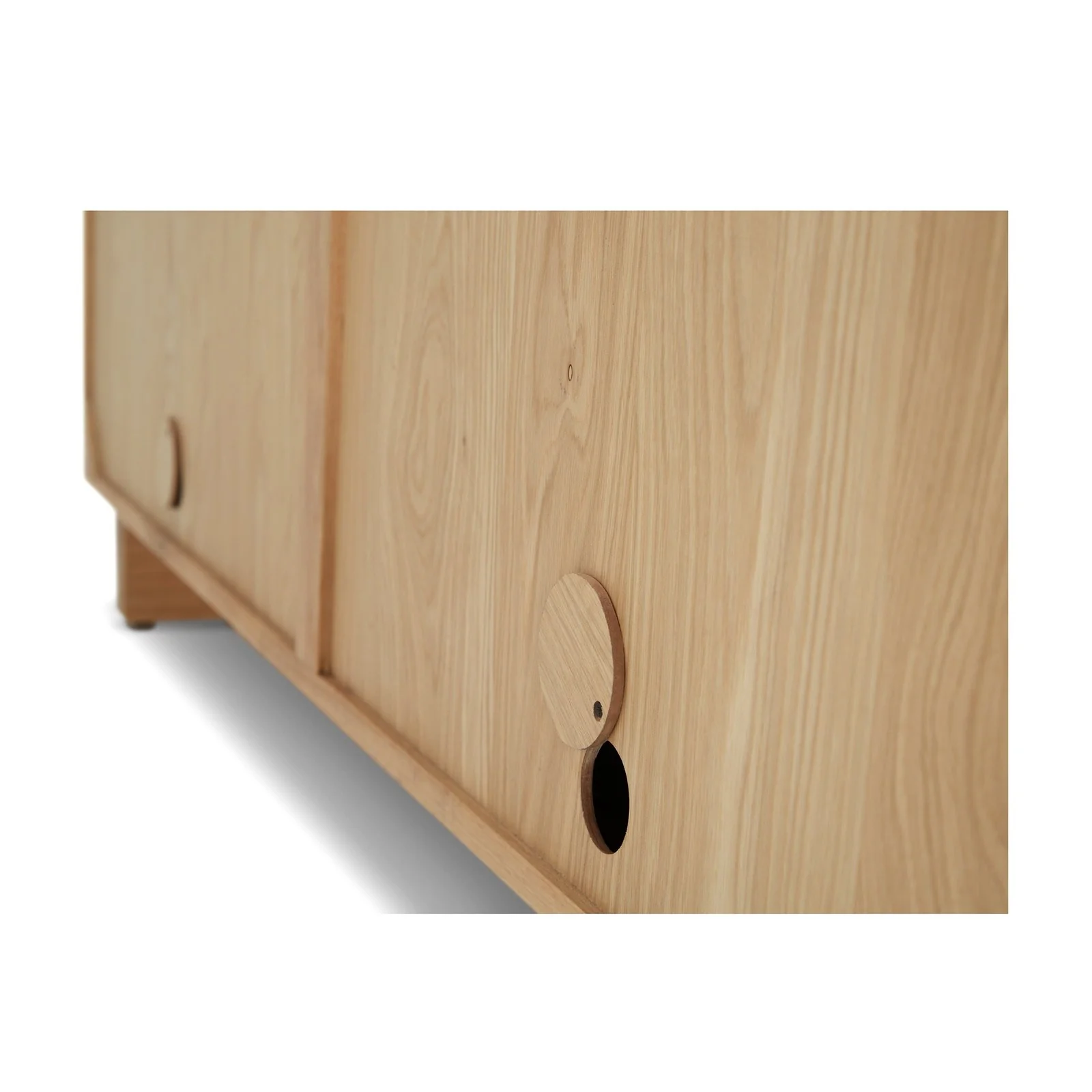 Union Home Array Oak Wood Sideboard In Natural Oil Finish LVR00619 - Image 8