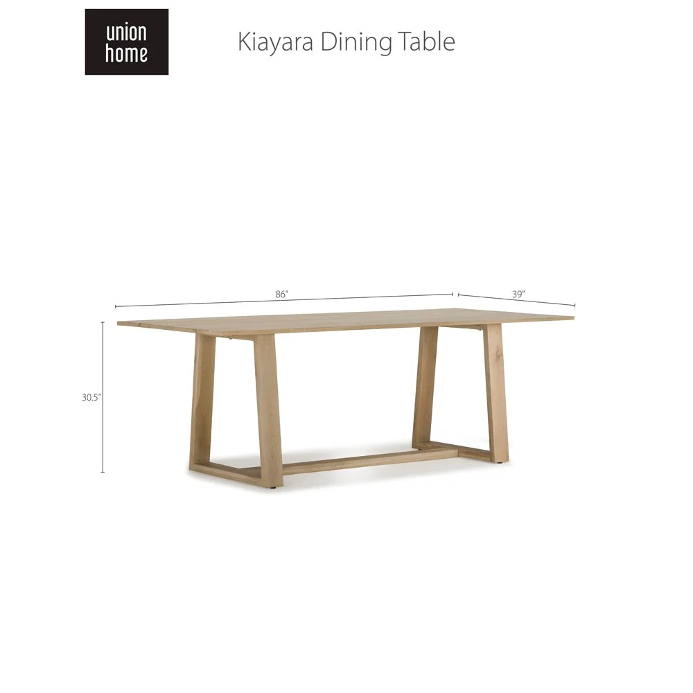 Union Home Kiayara Dining Table DIN00201 - Image 6