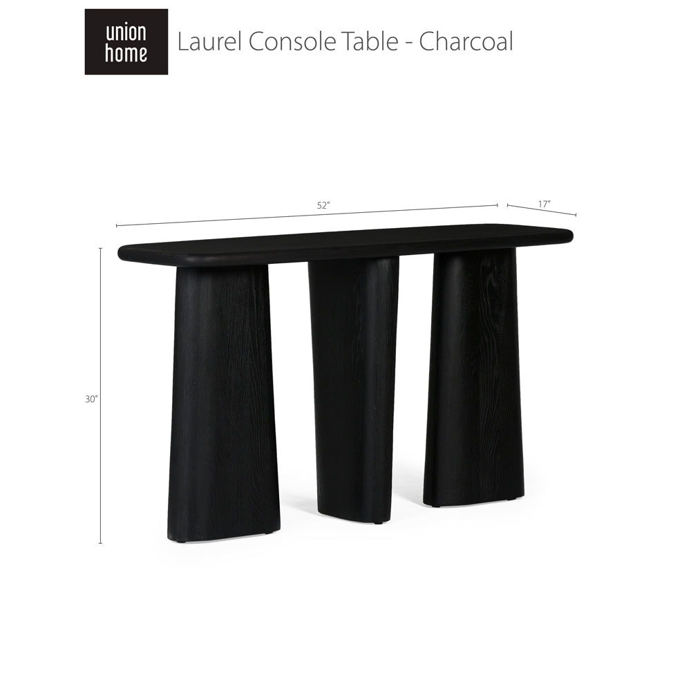 Union Home Laurel Console Table - Charcoal LVR00268 - Image 10
