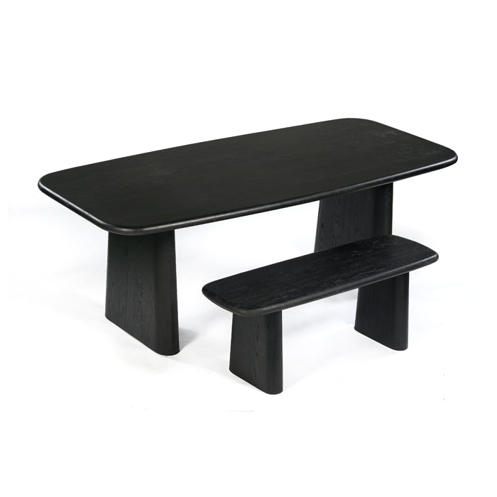 Union Home Laurel Dining Bench - Charcoal DIN00152 - Image 3