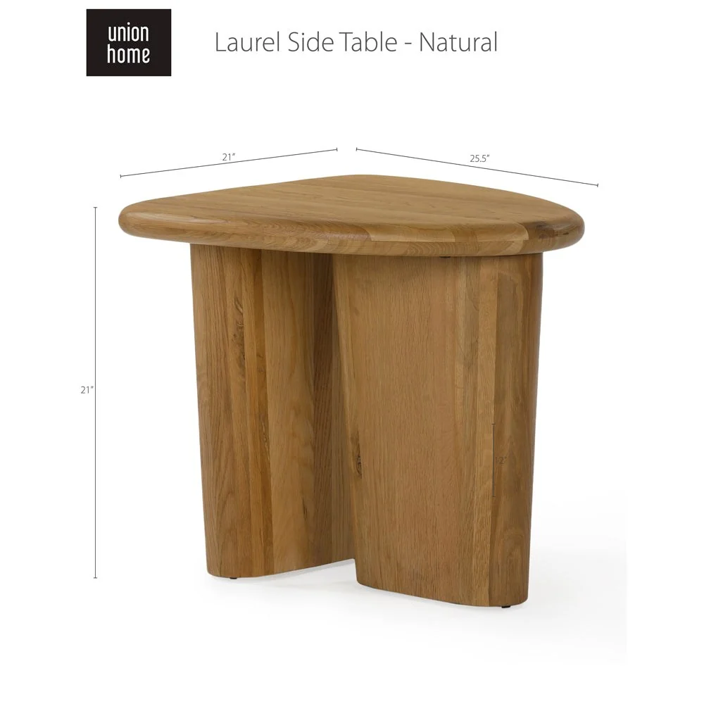 Union Home Laurel Side Table - Natural LVR00342 - Image 6