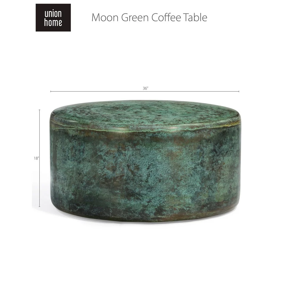 Union Home Moon Green Coffee Table LVR00426 - Image 4