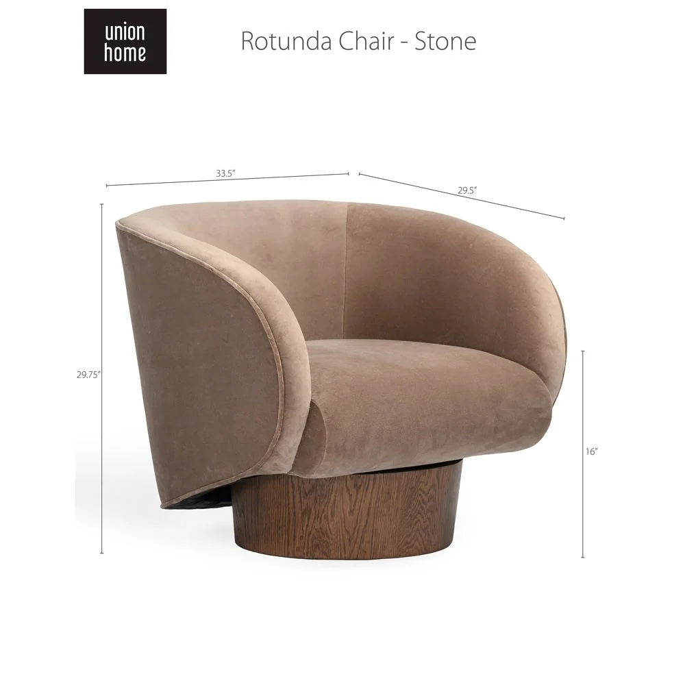 Union Home Rotunda Chair - Stone DIN00134 - Image 11