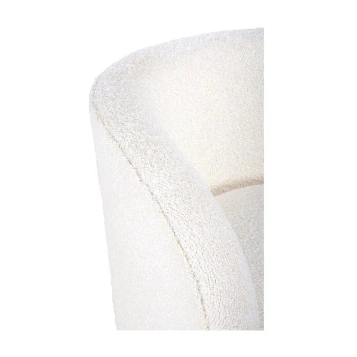 Union Home Rotunda Chair - White Boucle LVR00748 - Image 5