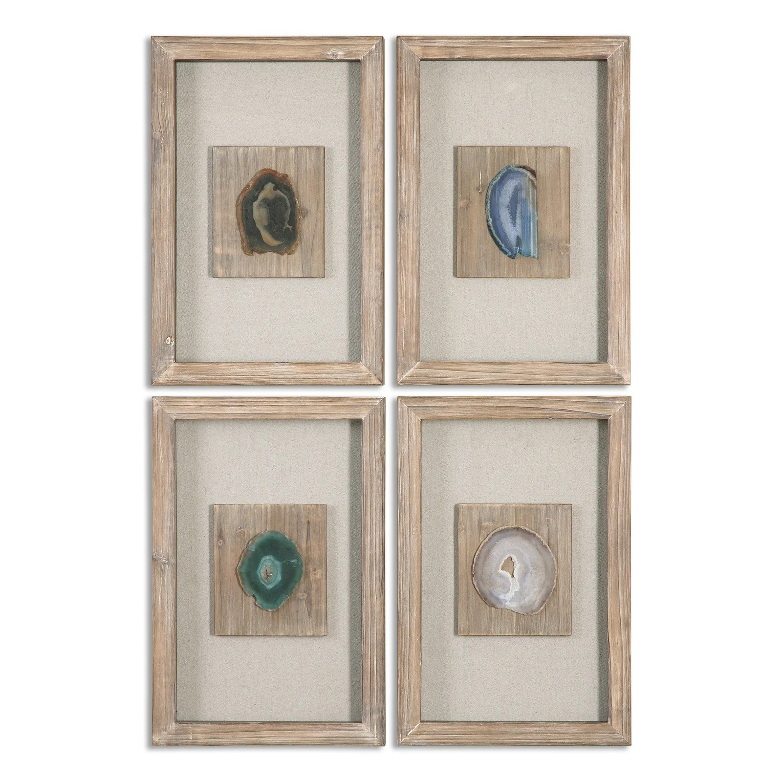 Uttermost Agate Stone, S/4 14499 - Image 2
