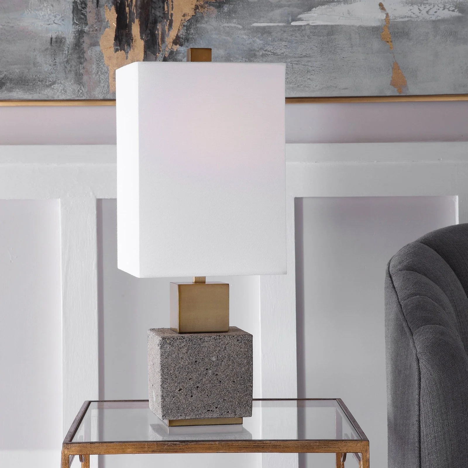Uttermost Auckland Granite Buffet Lamp 29745-1