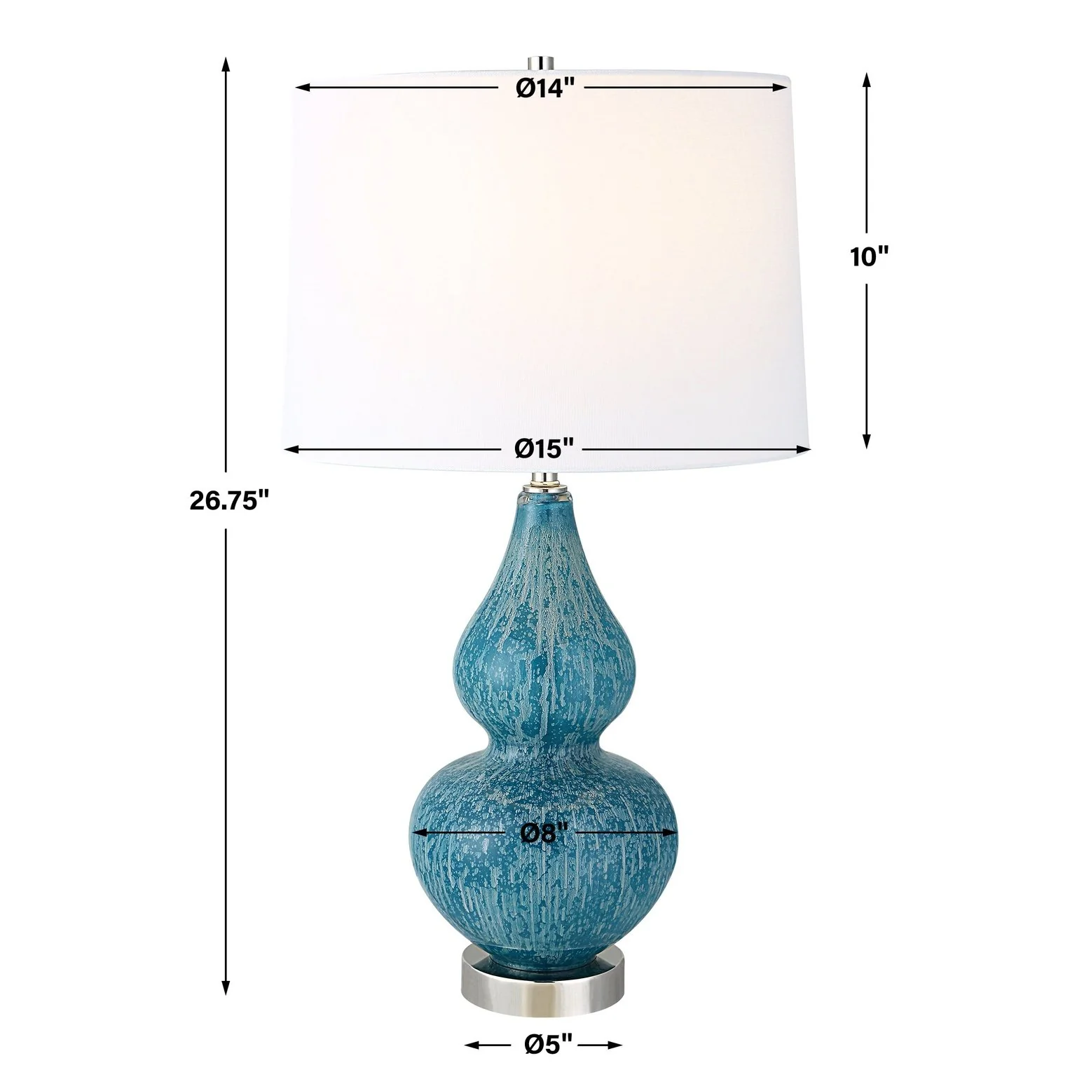Uttermost Avalon Blue Table Lamp 30052-1 - Image 8
