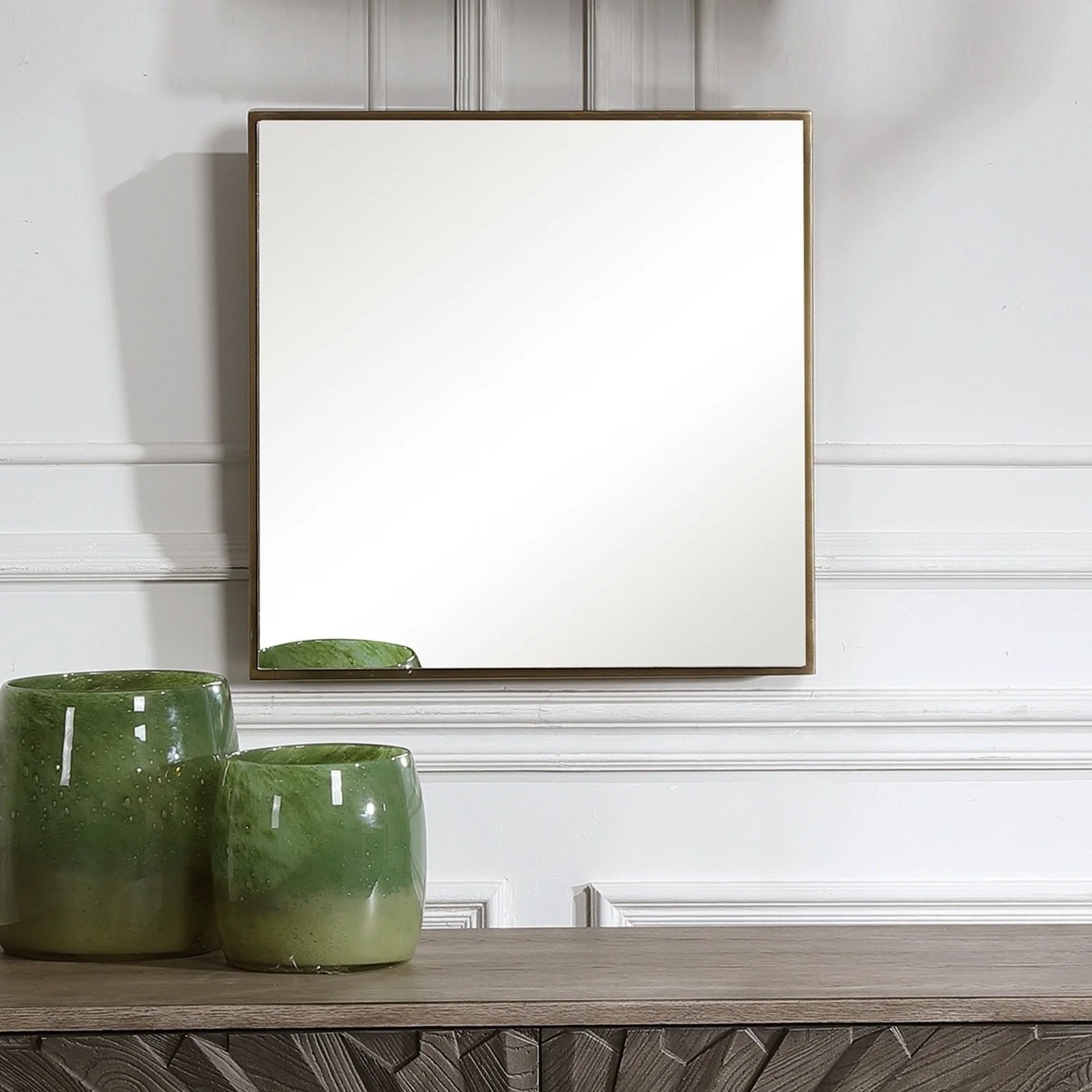 Uttermost Balmoral Modern Square Mirror 09686