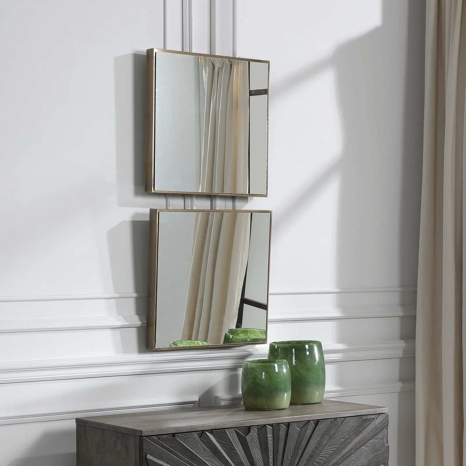 Uttermost Balmoral Modern Square Mirror 09686 - Image 3