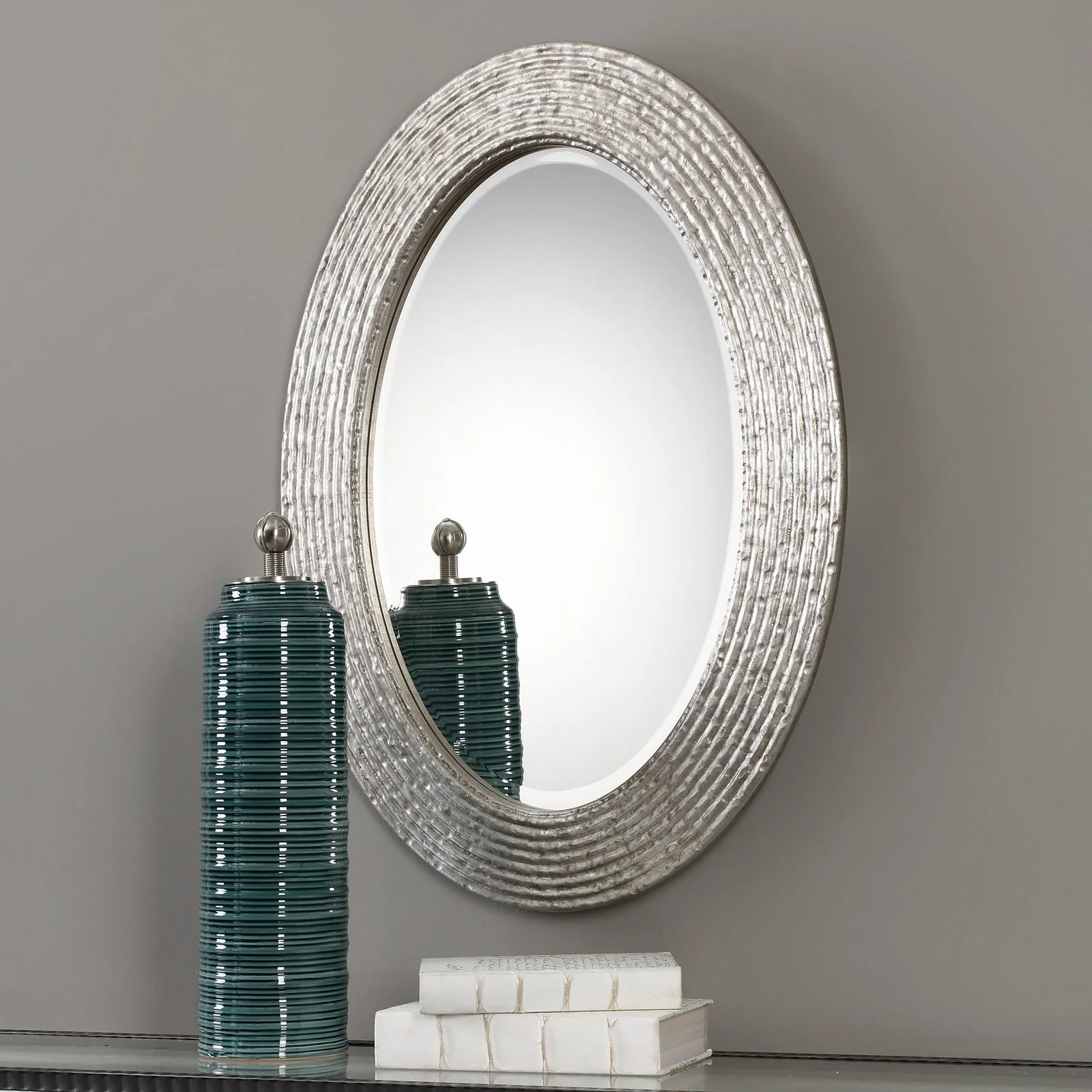 Uttermost Conder Oval Silver Mirror 09356 - Image 2