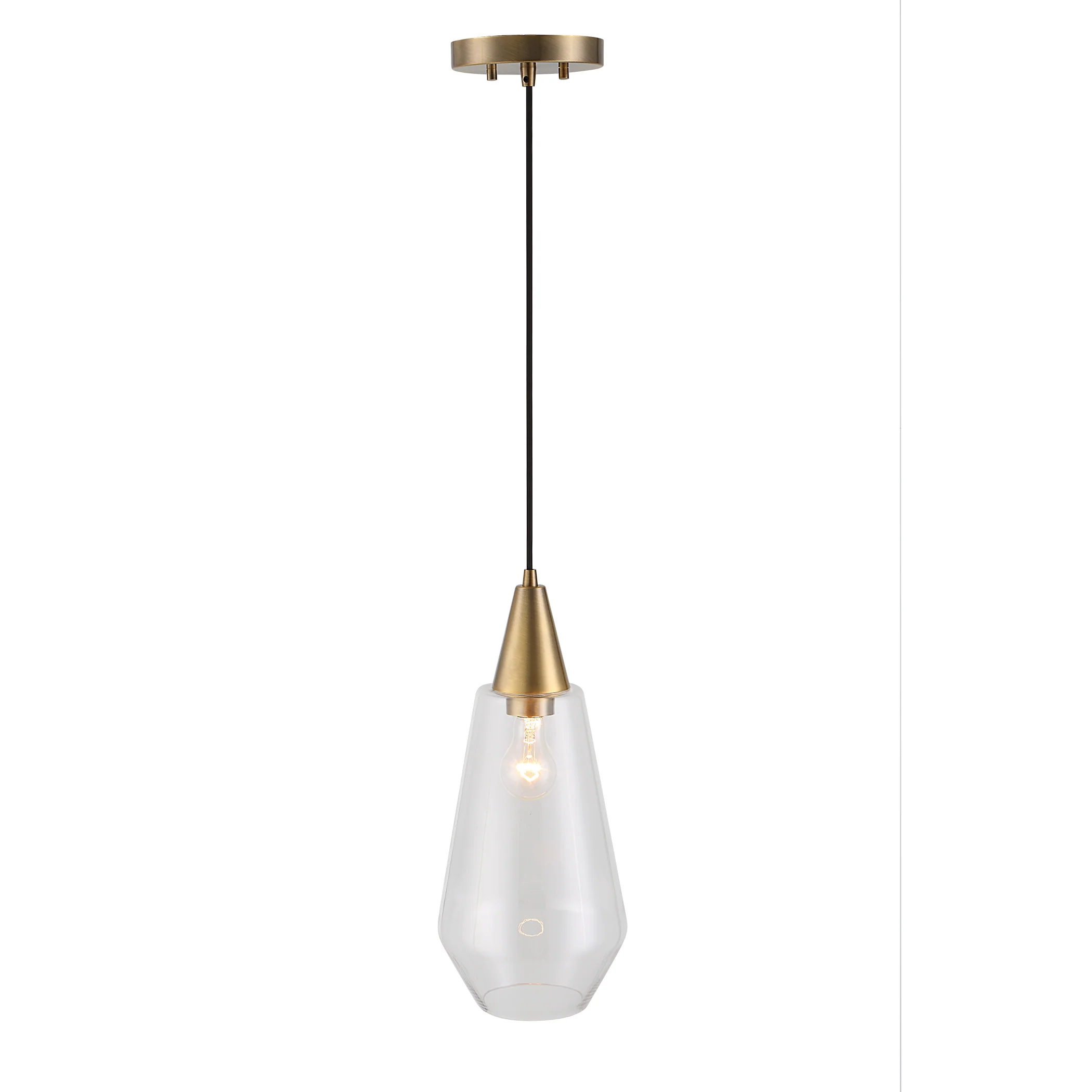 Uttermost Eichler Antique Brass 1 Light Mini Pendant 21559 - Image 6