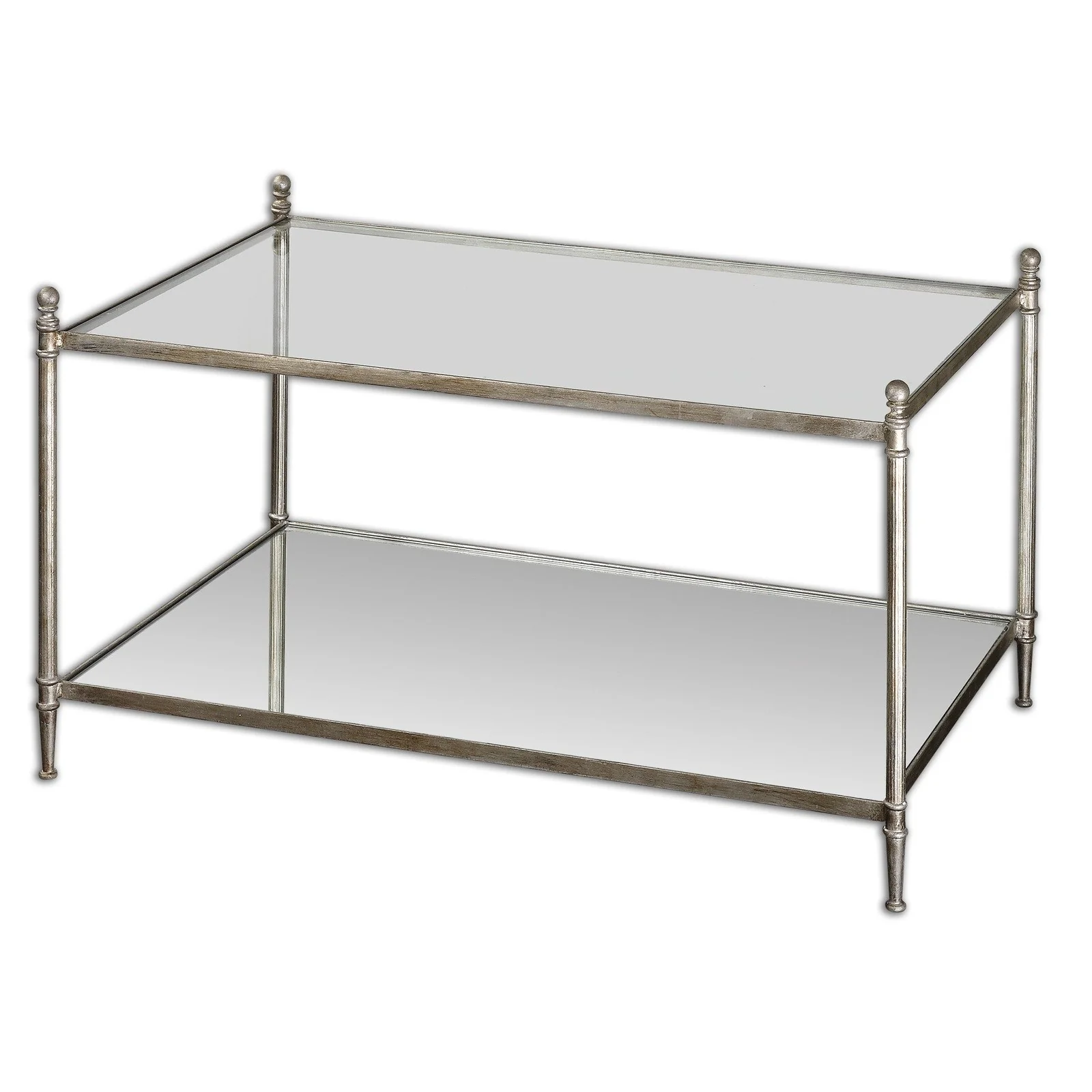 Uttermost Gannon Mirrored Glass Coffee Table 24281 - Image 5