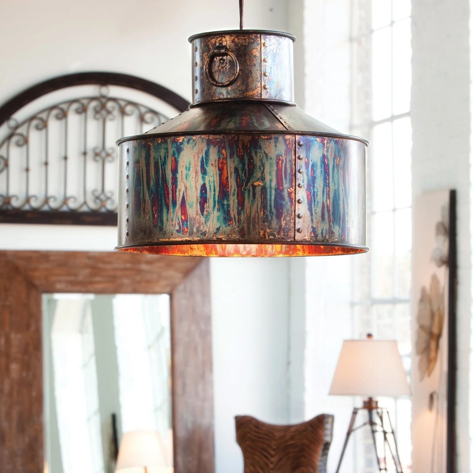 Uttermost Giaveno 1 Light Oxidized Bronze Pendant 21924 - Image 2