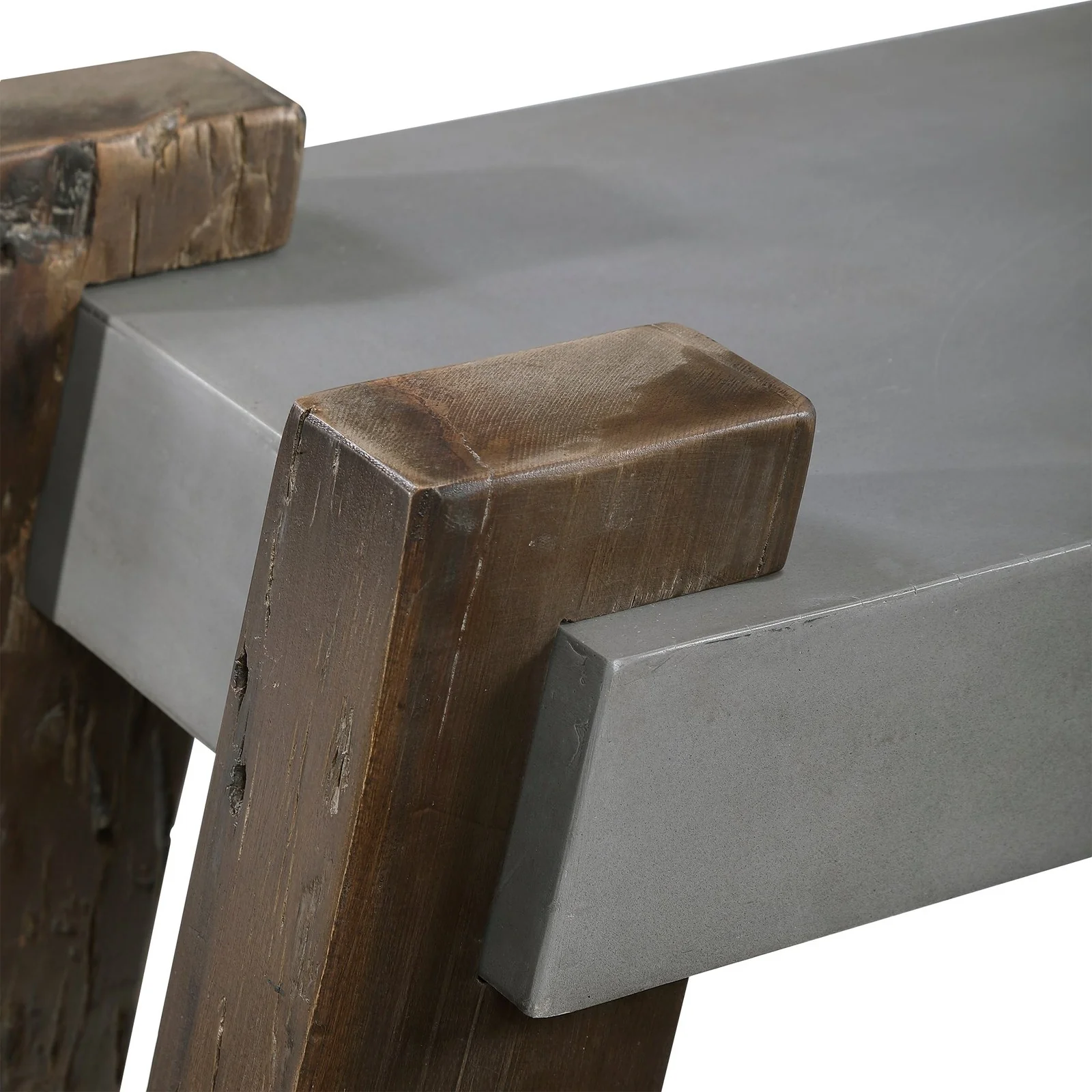 Uttermost Lavin Industrial Concrete Bench 24991 - Image 6