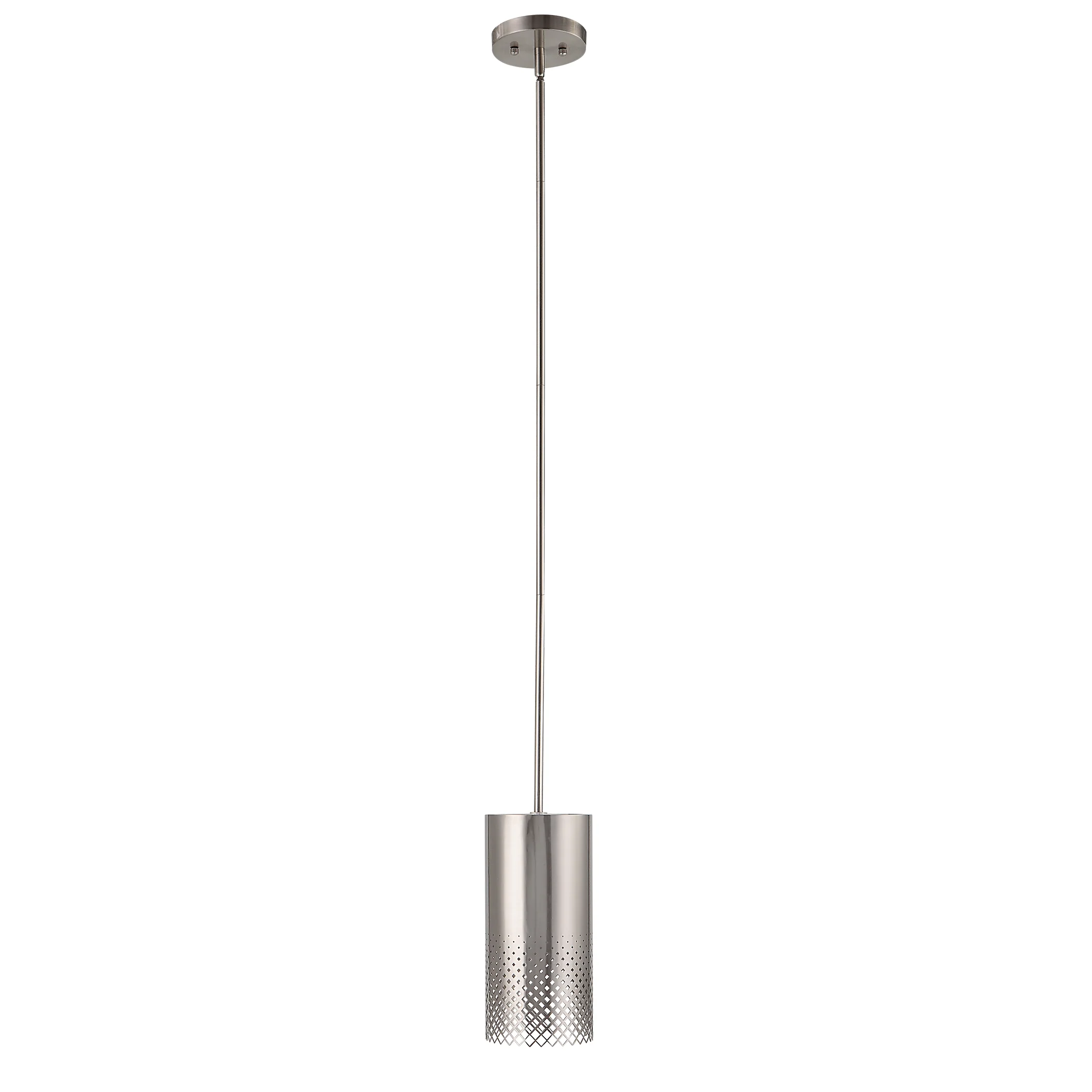 Uttermost Manheim 1 Light Nickel Cylinder Pendant 21568 - Image 6