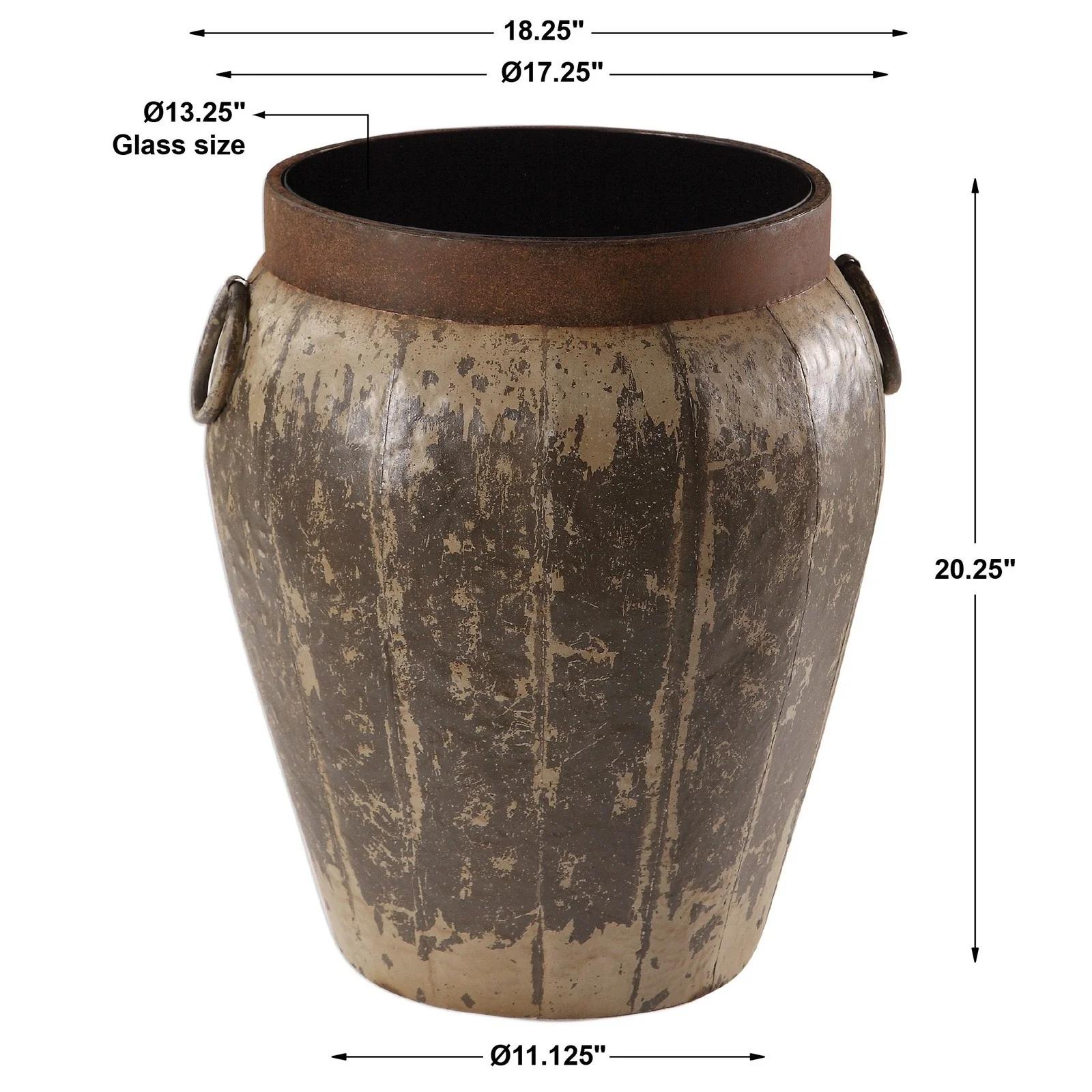 Uttermost Neith Metal Drum Accent Table 24860 - Image 4