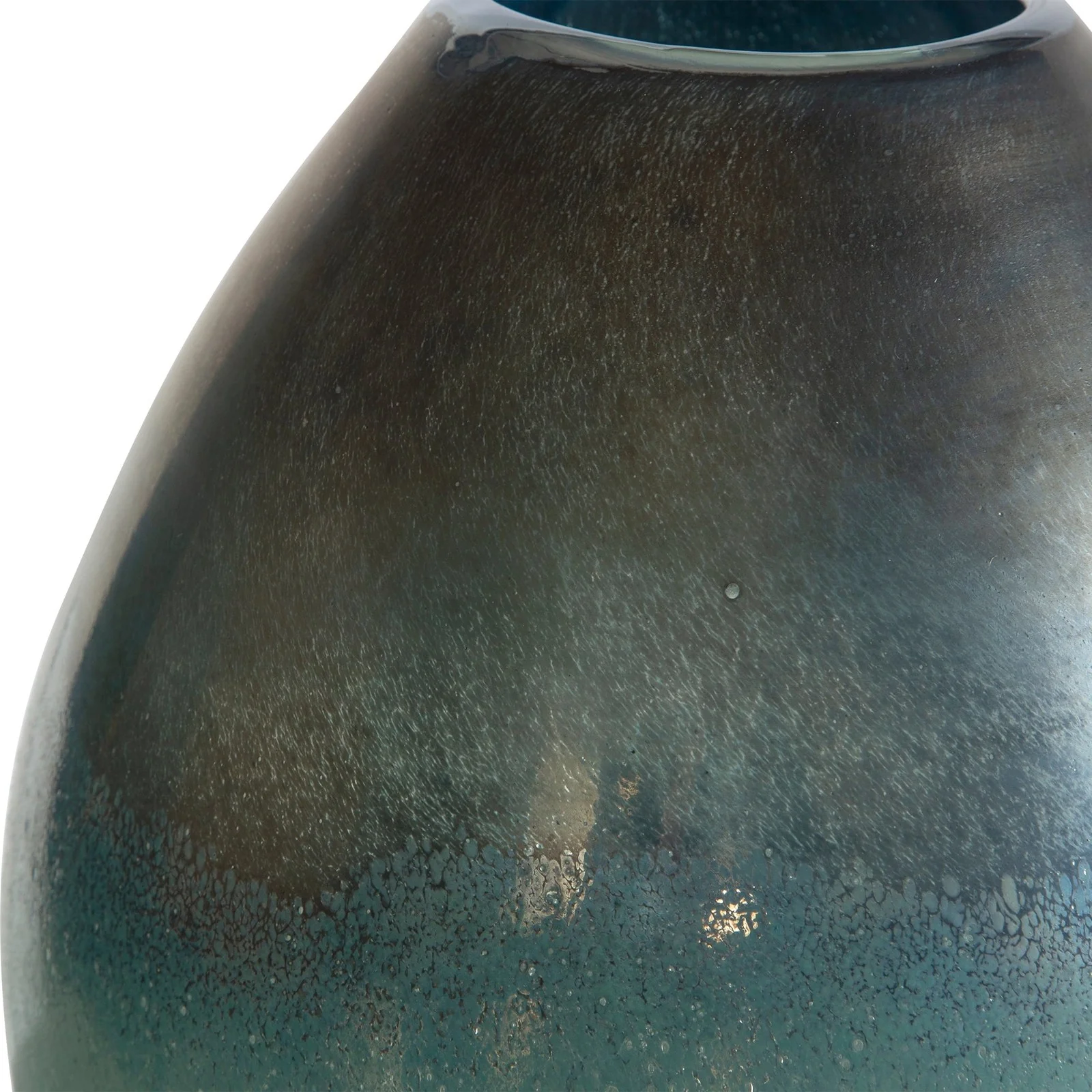 Uttermost Rian Aqua Bronze Vases, S/2 17975 - Image 4