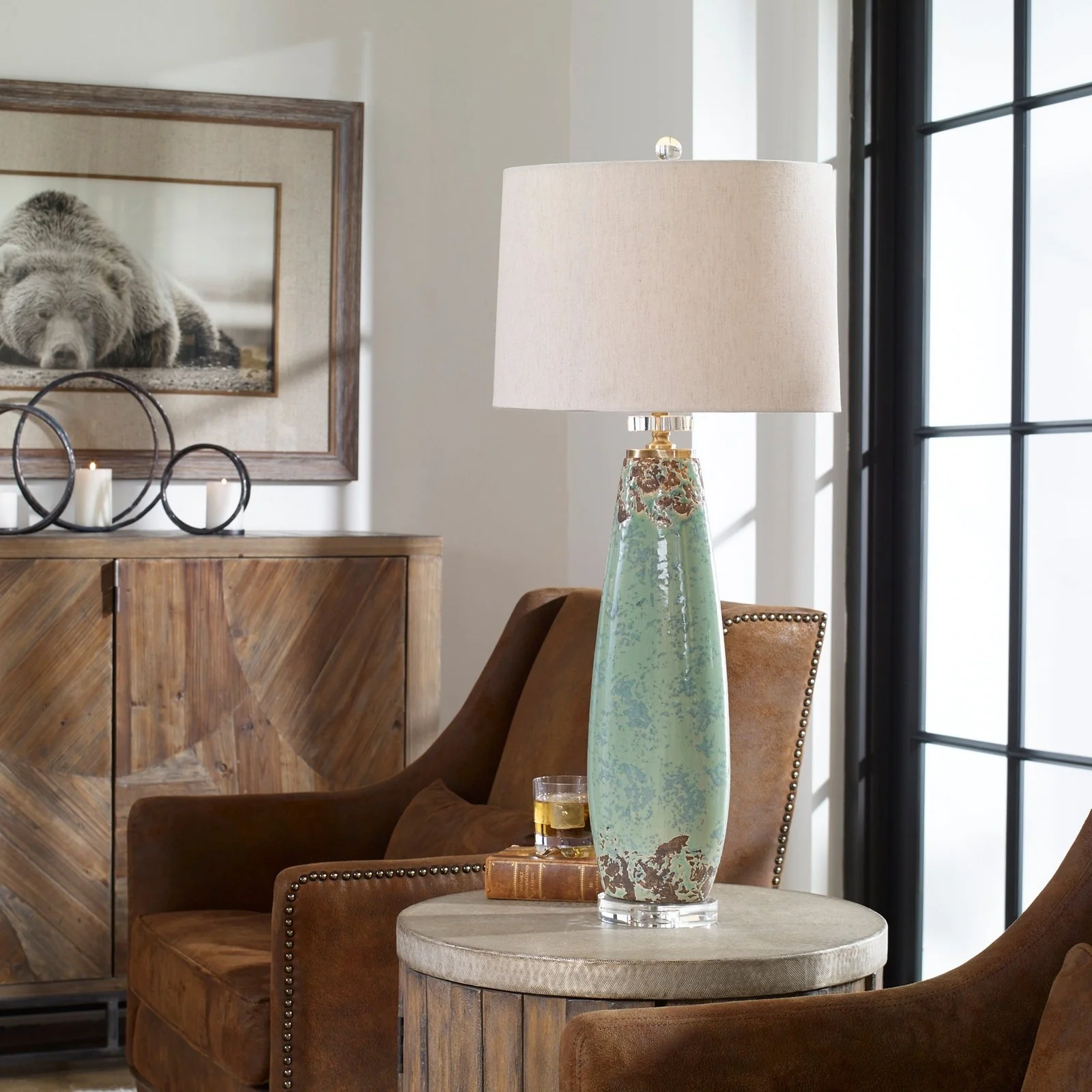 Uttermost Rovasenda Mint Green Table Lamp 27157-1 - Image 2