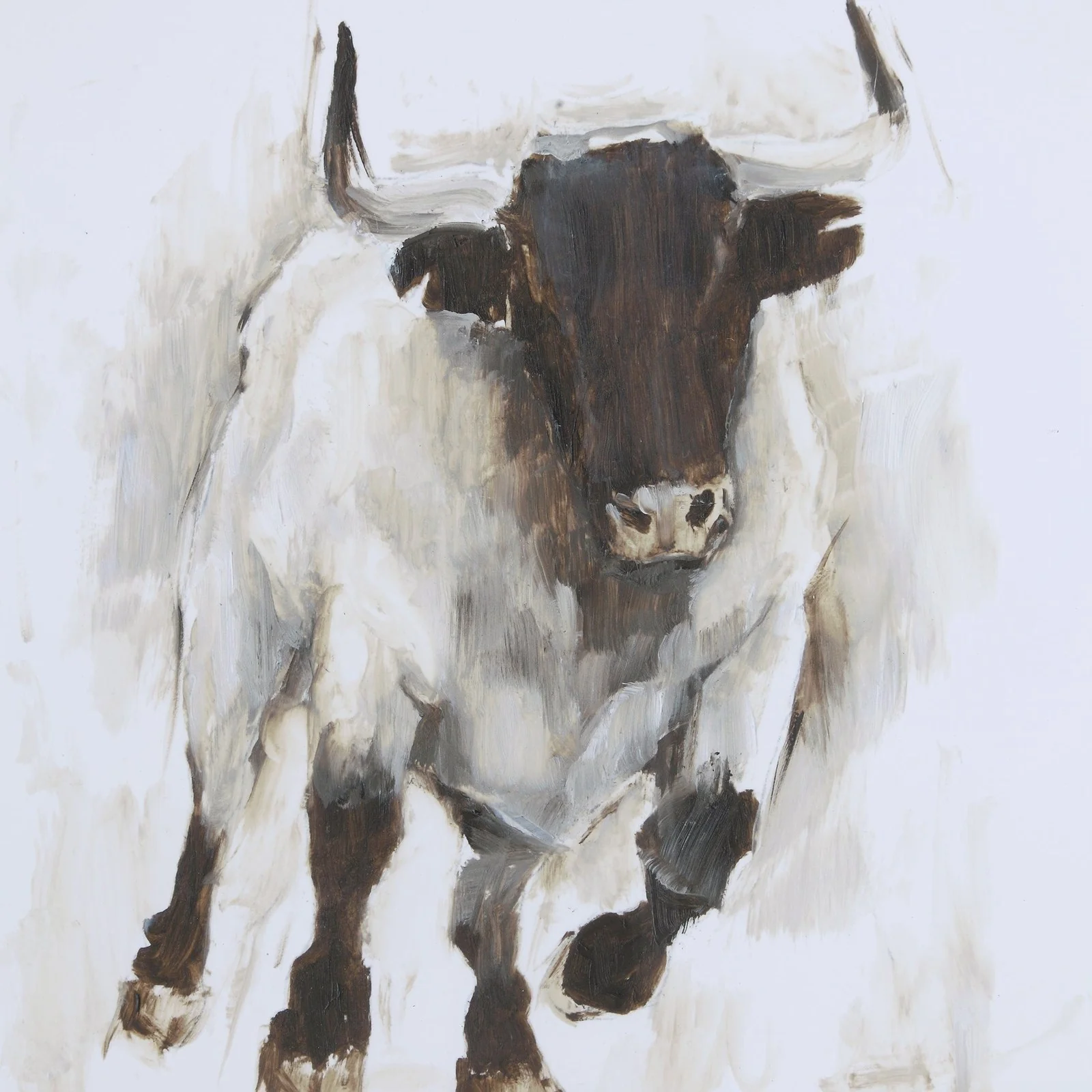Uttermost Rustic Bull Framed Animal Print 41606 - Image 6