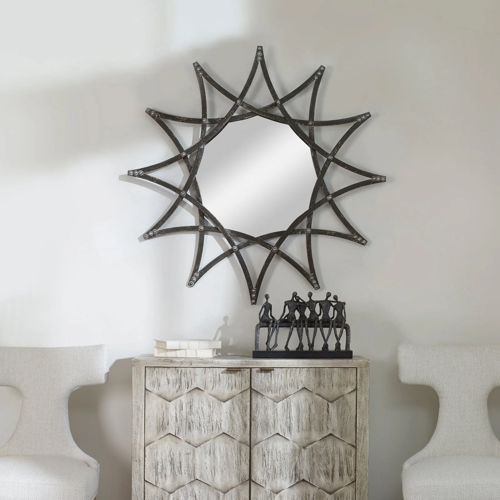 Uttermost Solaris Iron Star Mirror 09766 - Image 3