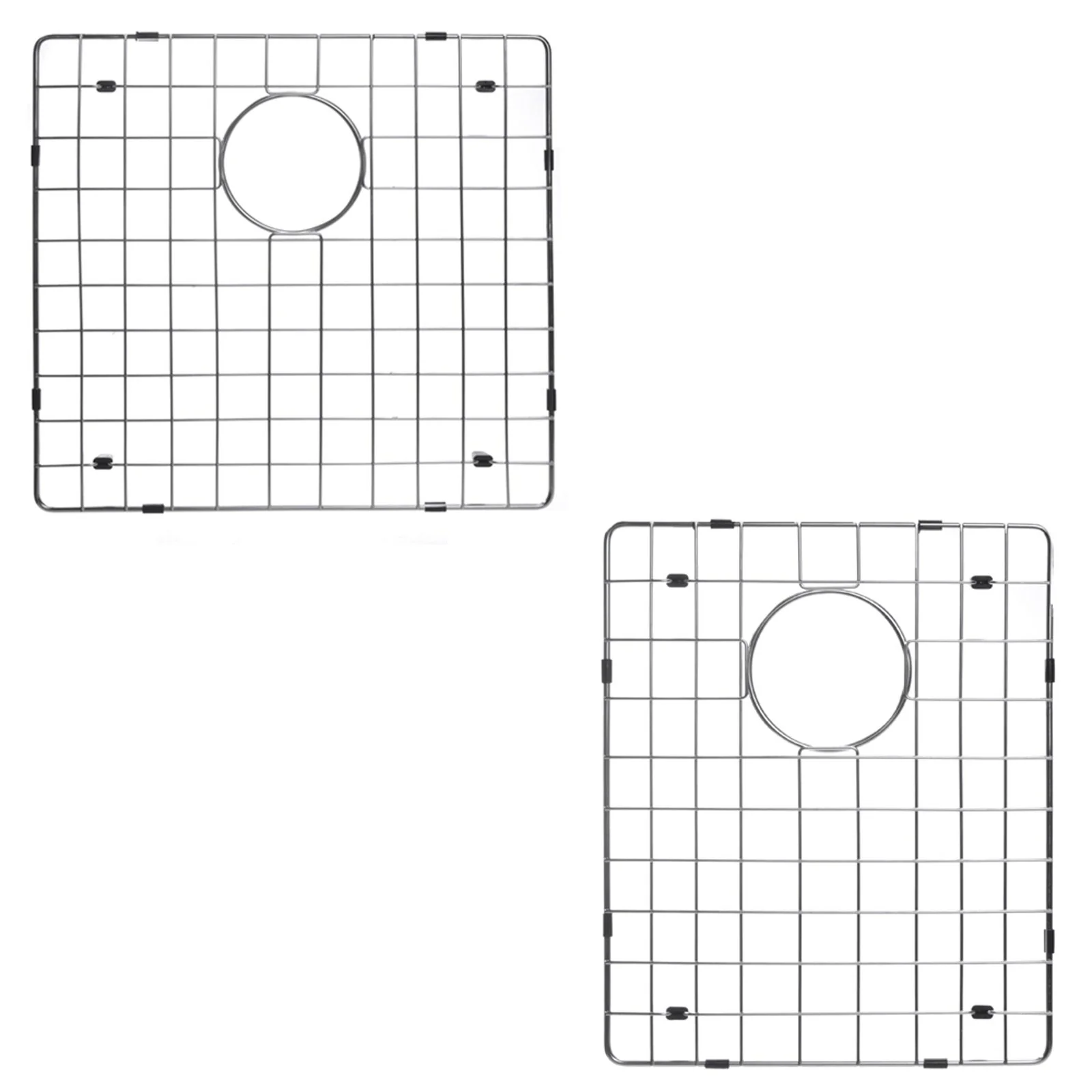 Water Creation 36 x 22 Corner Radius 60/40 Double Bowl Stainless Steel Hand Made Apron Front Kitchen Sink With Drains, Strainers, And Bottom Grids - Image 6