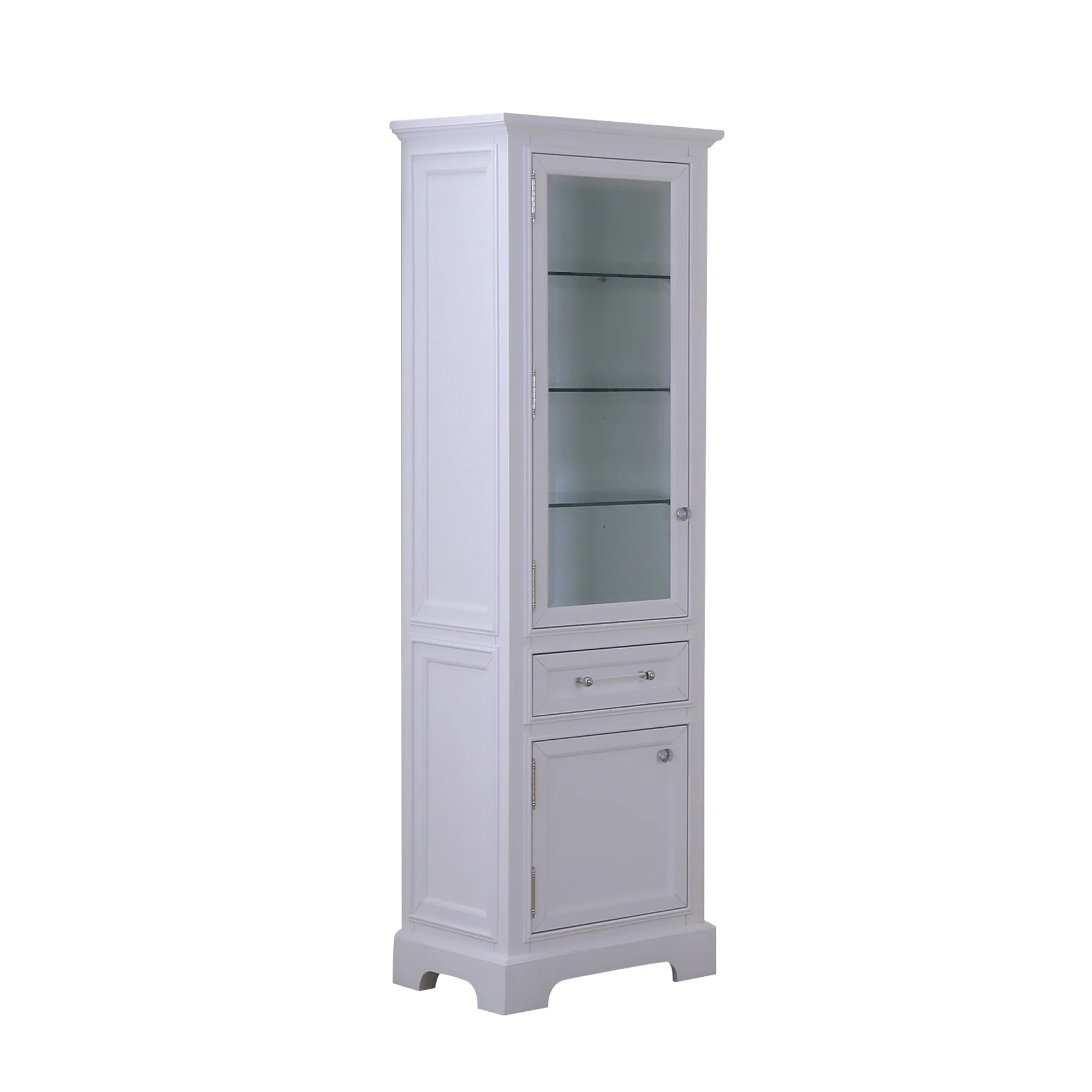 Water Creation Derby Collection Linen Cabinet In White - Image 4